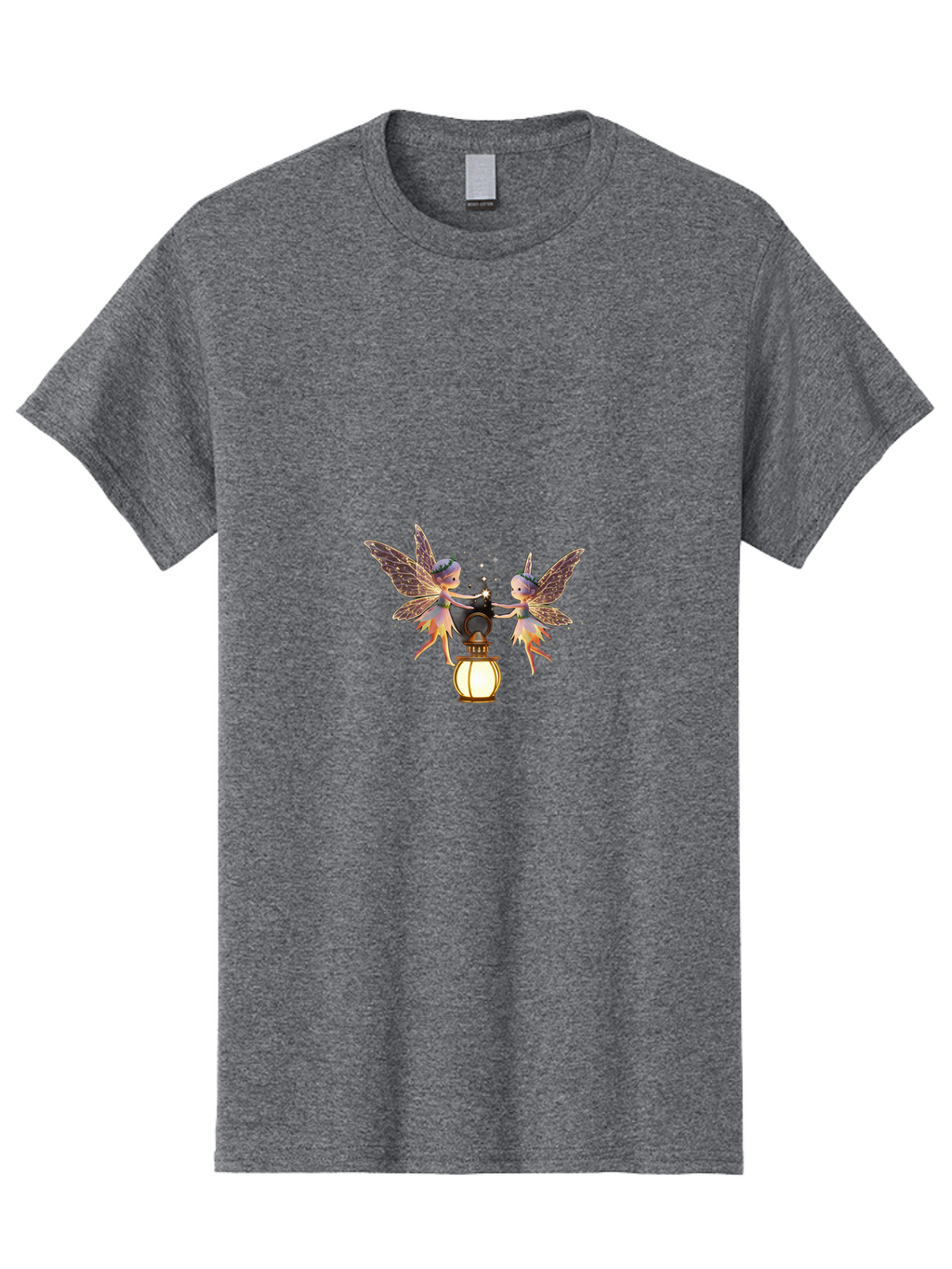 Two-Fairies-With-Lantern Men'S Graphic Tee, 100% Cotton, Comfortable Casual Summer Wear, Machine Washable, Vintage Camera, Old Camera, Antique Camera, Black Camera, Classic Photography, Photography Equipment, Nostalgic Device, Film Camera, Baj284