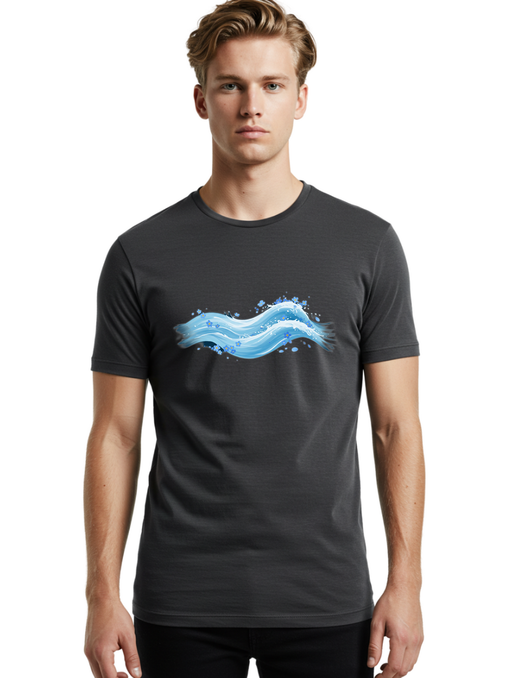 Water-Splash Men'S Graphic Tee, 100% Cotton, Comfortable Casual Summer Wear, Machine Washable, Vintage Camera, Old Camera, Antique Camera, Black Camera, Classic Photography, Photography Equipment, Nostalgic Device, Film Camera, Camera Art Baj292