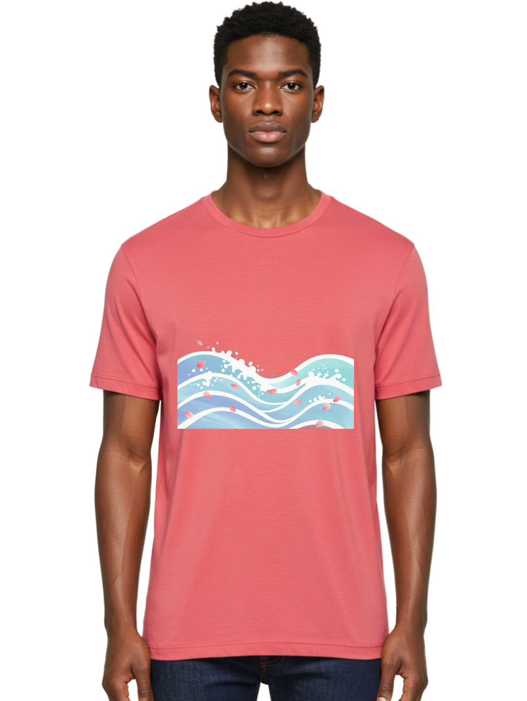 Waves-And-Petals Men'S Graphic Tee, 100% Cotton, Comfortable Casual Summer Wear, Machine Washable, Vintage Camera, Old Camera, Antique Camera, Black Camera, Classic Photography, Photography Equipment, Nostalgic Device, Film Camera, Camera Art Baj297