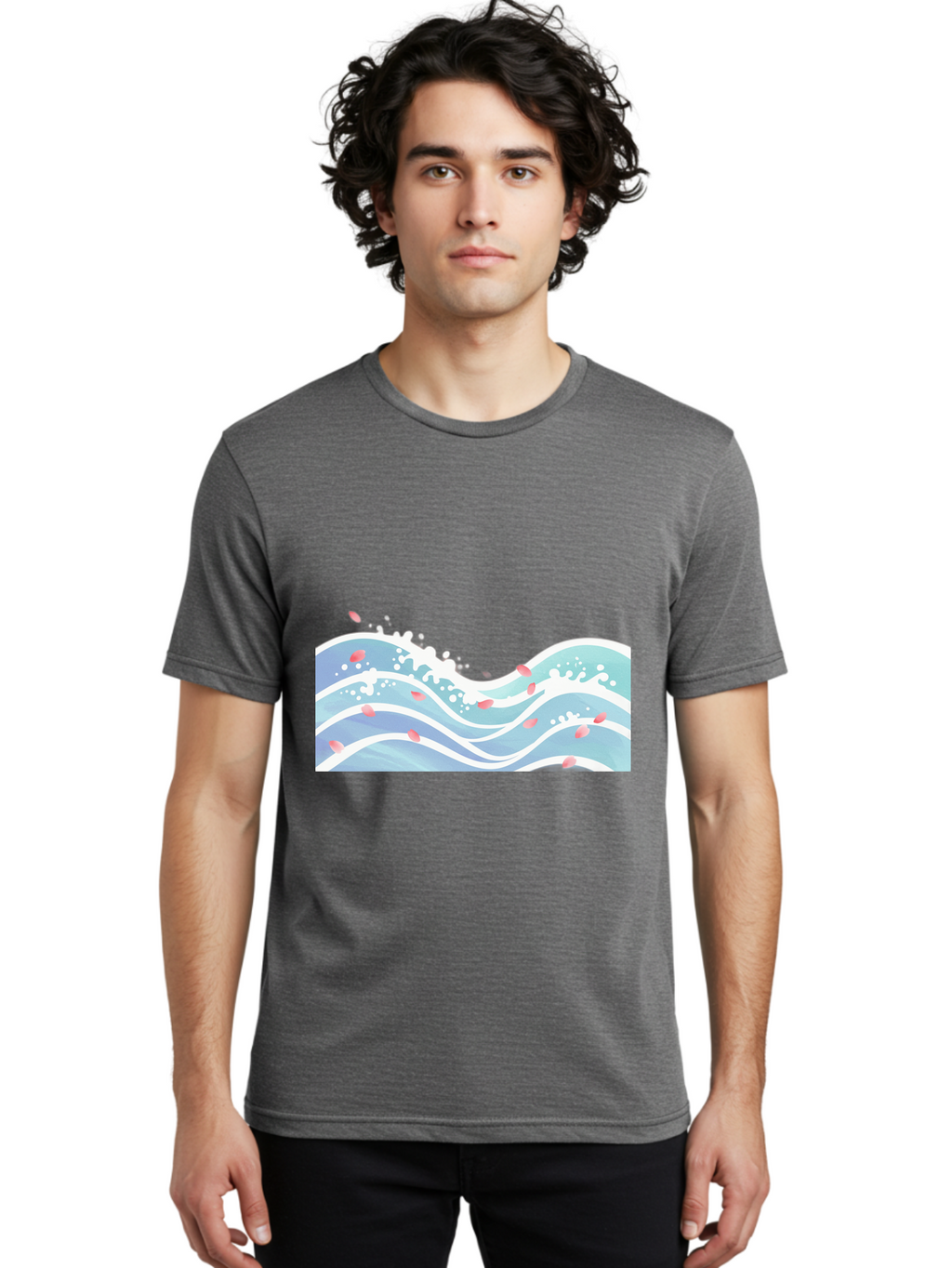 Waves-And-Petals Men'S Graphic Tee, 100% Cotton, Comfortable Casual Summer Wear, Machine Washable, Vintage Camera, Old Camera, Antique Camera, Black Camera, Classic Photography, Photography Equipment, Nostalgic Device, Film Camera, Camera Art Baj297