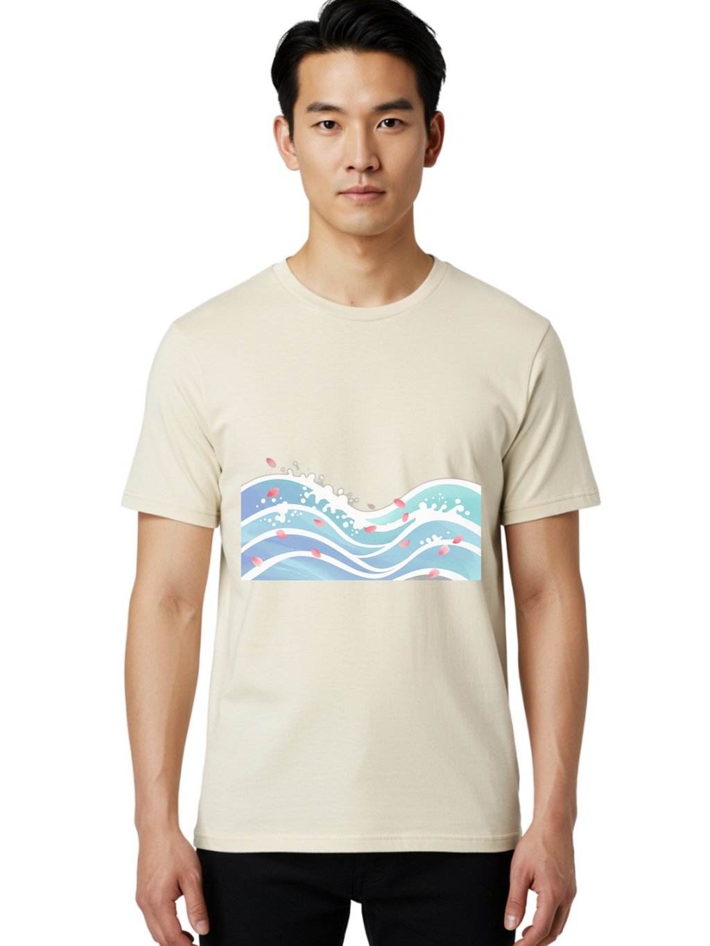 Waves-And-Petals Men'S Graphic Tee, 100% Cotton, Comfortable Casual Summer Wear, Machine Washable, Vintage Camera, Old Camera, Antique Camera, Black Camera, Classic Photography, Photography Equipment, Nostalgic Device, Film Camera, Camera Art Baj297