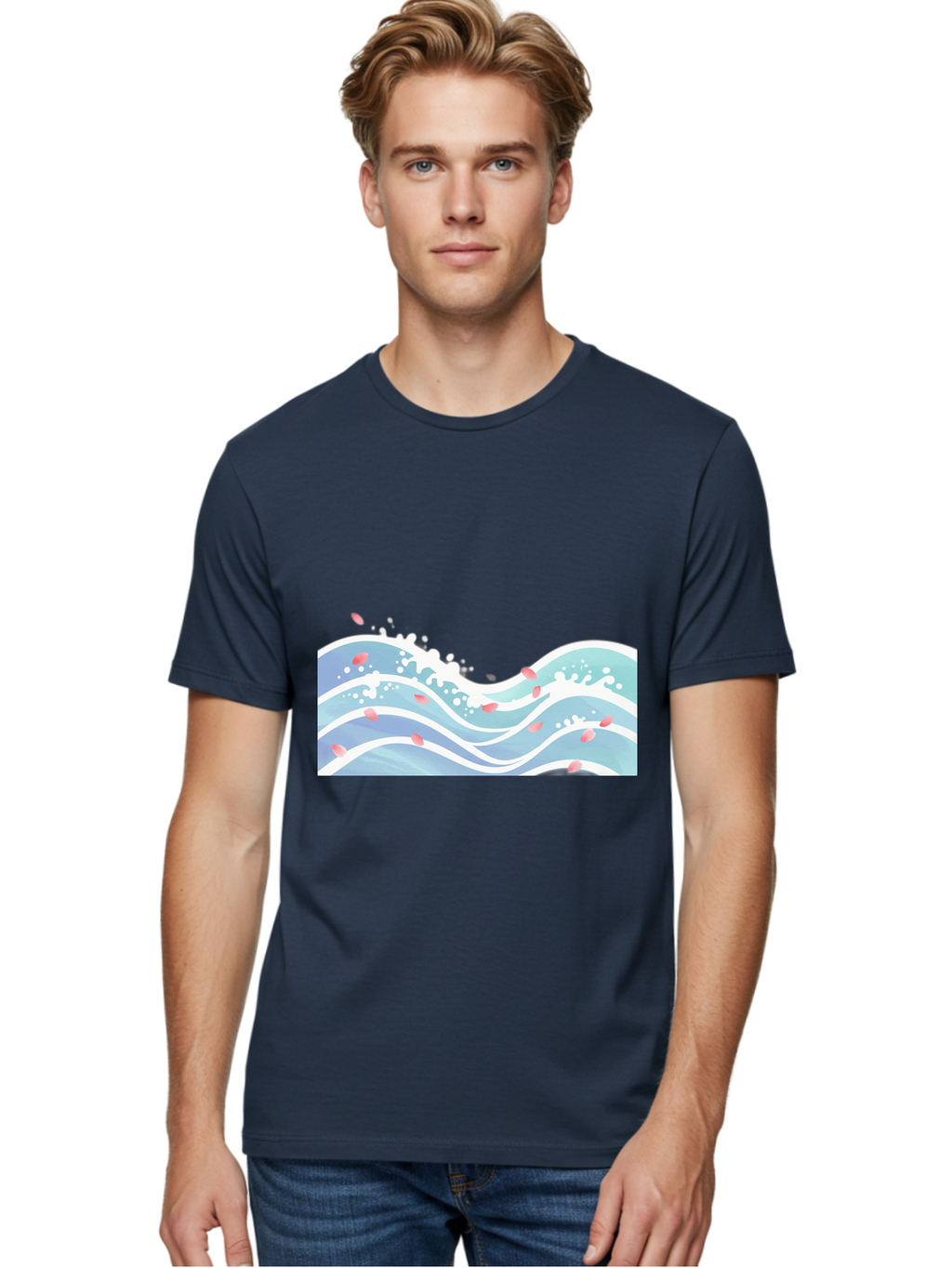 Waves-And-Petals Men'S Graphic Tee, 100% Cotton, Comfortable Casual Summer Wear, Machine Washable, Vintage Camera, Old Camera, Antique Camera, Black Camera, Classic Photography, Photography Equipment, Nostalgic Device, Film Camera, Camera Art Baj297
