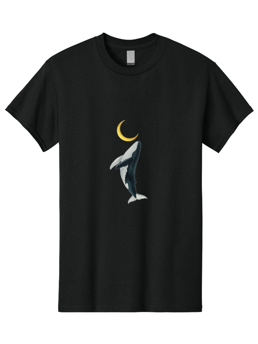 Whale-And-Crescent-Moon Men'S Graphic Tee, 100% Cotton, Comfortable Casual Summer Wear, Machine Washable, Vintage Camera, Old Camera, Antique Camera, Black Camera, Classic Photography, Photography Equipment, Nostalgic Device, Film Camera, Baj300
