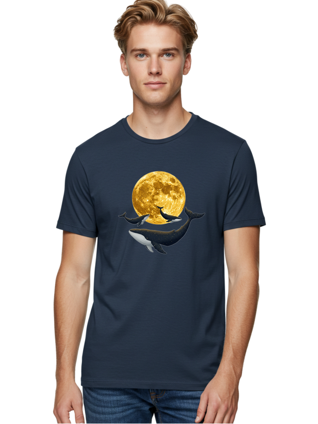 Whales-And-Moon Men'S Graphic Tee, 100% Cotton, Comfortable Casual Summer Wear, Machine Washable, Vintage Camera, Old Camera, Antique Camera, Black Camera, Classic Photography, Photography Equipment, Nostalgic Device, Film Camera, Camera Art Baj305