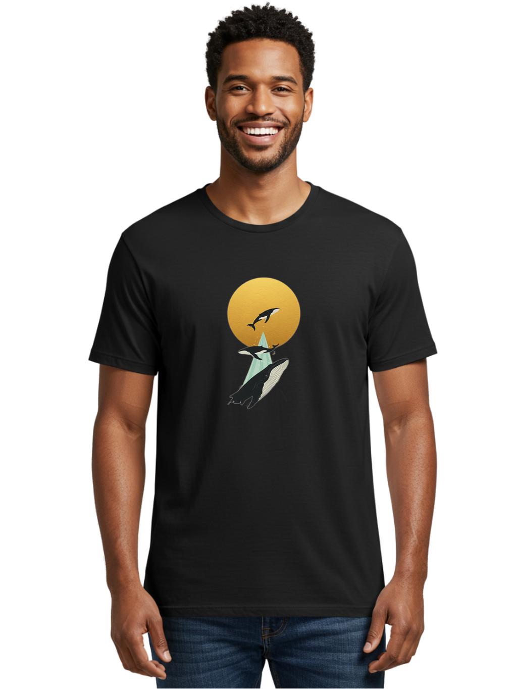 Whales Men'S Graphic Tee, 100% Cotton, Comfortable Casual Summer Wear, Machine Washable, Vintage Camera, Old Camera, Antique Camera, Black Camera, Classic Photography, Photography Equipment, Nostalgic Device, Film Camera, Camera Art Baj307