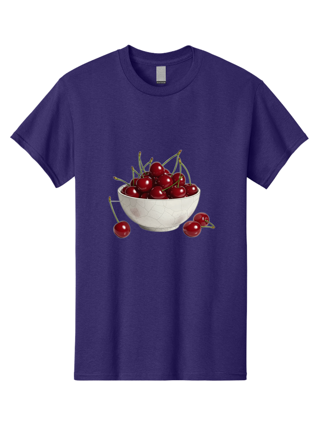White-Bowl-With-Cherries Men'S Graphic Tee, 100% Cotton, Comfortable Casual Summer Wear, Machine Washable, Vintage Camera, Old Camera, Antique Camera, Black Camera, Classic Photography, Photography Equipment, Nostalgic Device, Film Camera, Baj309