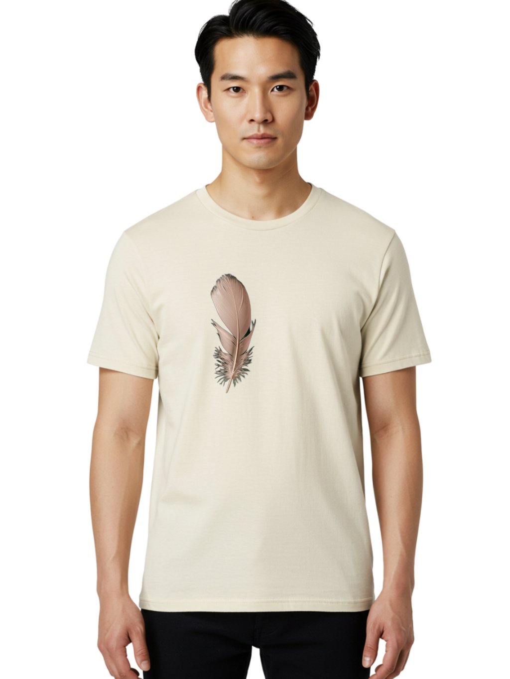 White-Feather Men'S Graphic Tee, 100% Cotton, Comfortable Casual Summer Wear, Machine Washable, Vintage Camera, Old Camera, Antique Camera, Black Camera, Classic Photography, Photography Equipment, Nostalgic Device, Film Camera, Camera Art Baj310