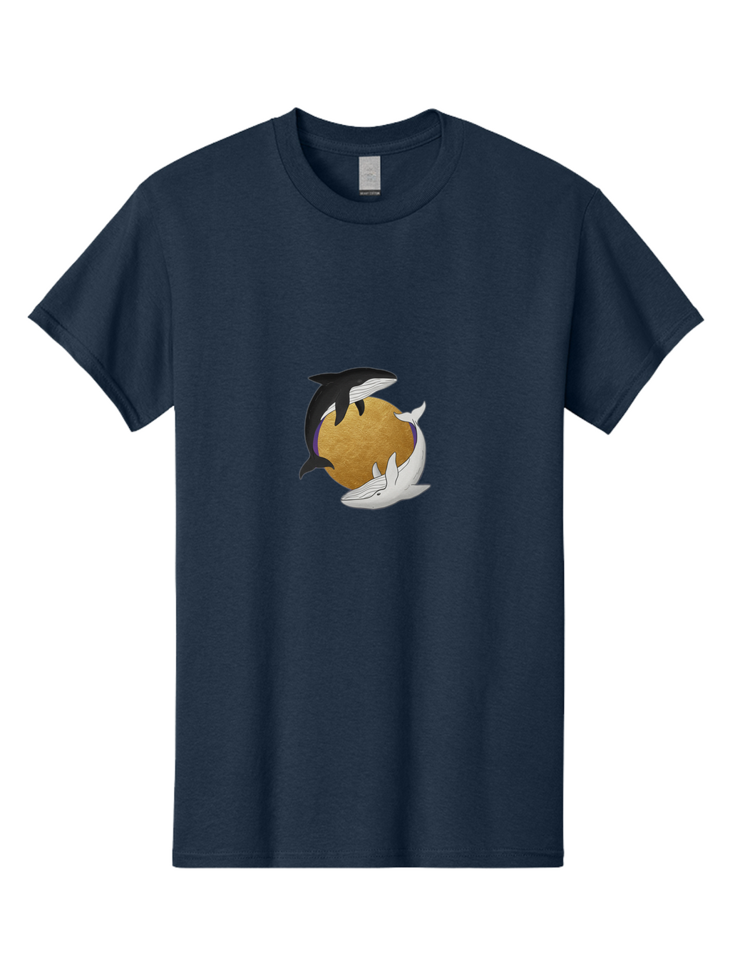Yin-Yang-Whales Men'S Graphic Tee, 100% Cotton, Comfortable Casual Summer Wear, Machine Washable, Vintage Camera, Old Camera, Antique Camera, Black Camera, Classic Photography, Photography Equipment, Nostalgic Device, Film Camera, Camera Art Baj318