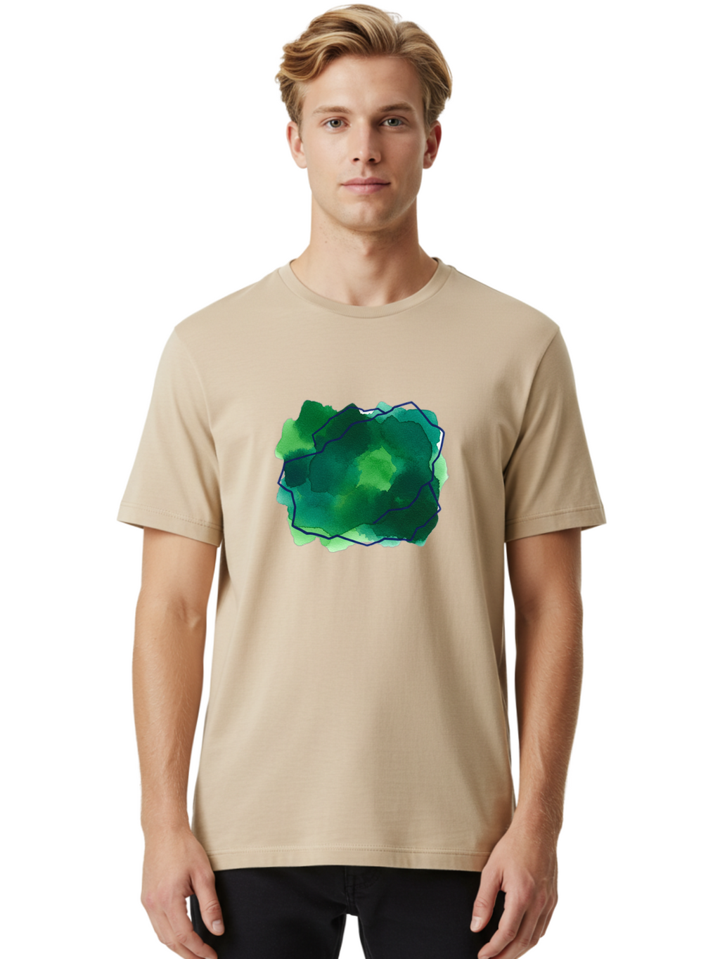 Abstract-Watercolor-Shape Men'S Graphic Tee, 100% Cotton, Comfortable Casual Summer Wear, Machine Washable, Vintage Camera, Old Camera, Antique Camera, Black Camera, Classic Photography, Photography Equipment, Nostalgic Device, Film Camera, Baj320