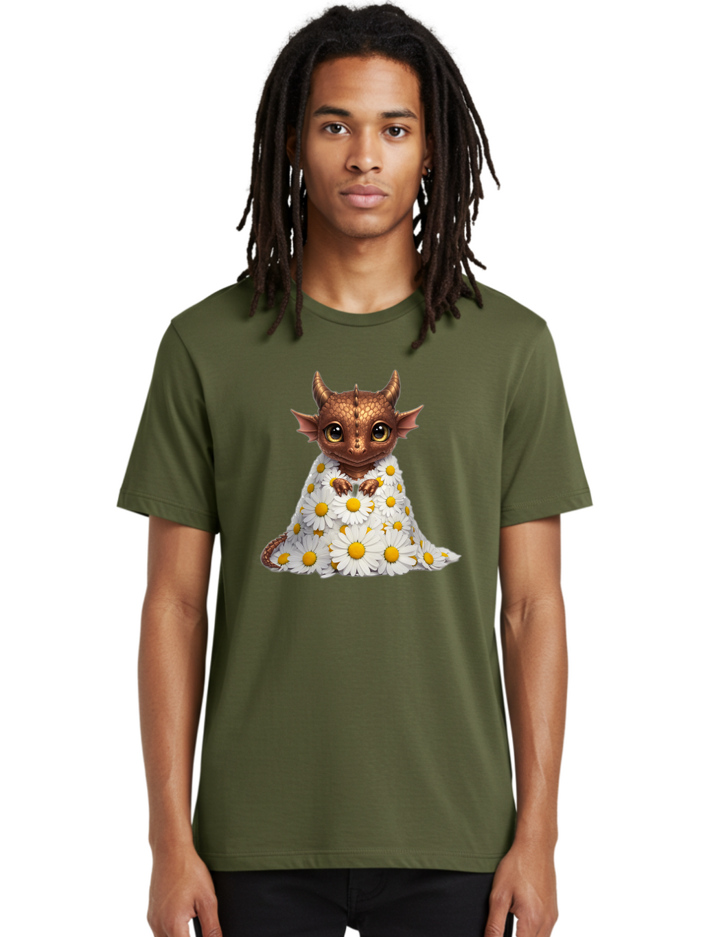 Baby-Dragon-In-Daisies Men'S Graphic Tee, 100% Cotton, Comfortable Casual Summer Wear, Machine Washable, Vintage Camera, Old Camera, Antique Camera, Black Camera, Classic Photography, Photography Equipment, Nostalgic Device, Film Camera, Baj324