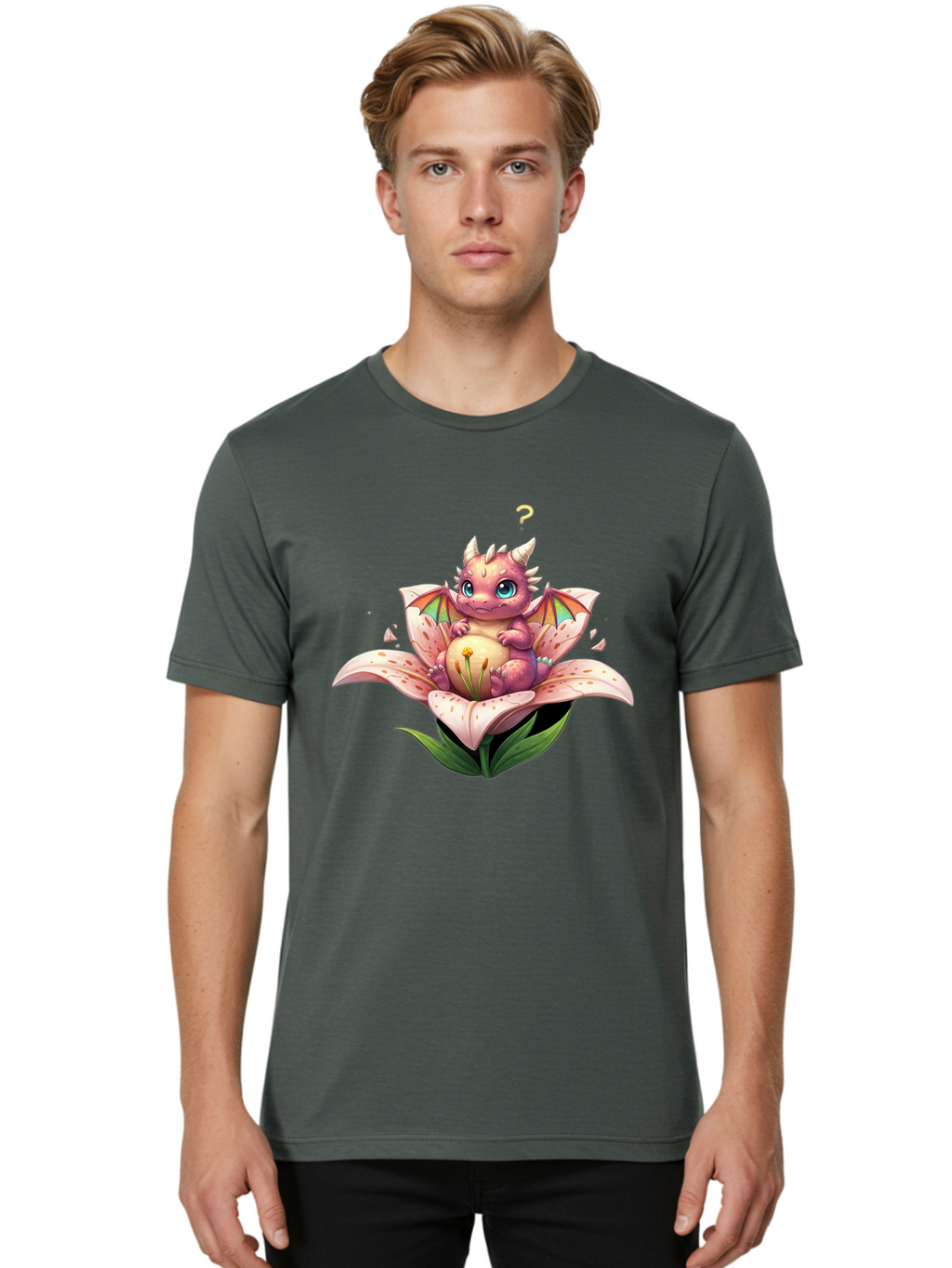 Baby-Dragon-On-Lily Men'S Graphic Tee, 100% Cotton, Comfortable Casual Summer Wear, Machine Washable, Vintage Camera, Old Camera, Antique Camera, Black Camera, Classic Photography, Photography Equipment, Nostalgic Device, Film Camera, Baj325