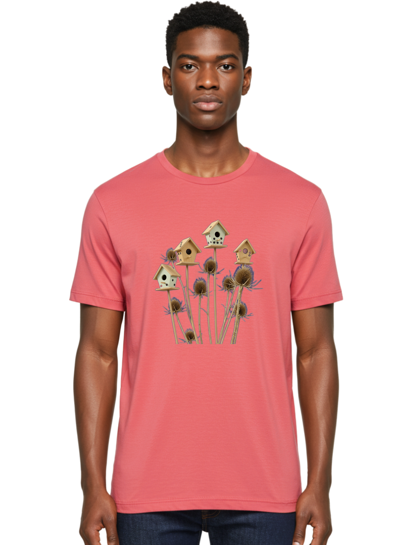 Birdhouses-On-Thistles Men'S Graphic Tee, 100% Cotton, Comfortable Casual Summer Wear, Machine Washable, Vintage Camera, Old Camera, Antique Camera, Black Camera, Classic Photography, Photography Equipment, Nostalgic Device, Film Camera, Baj330