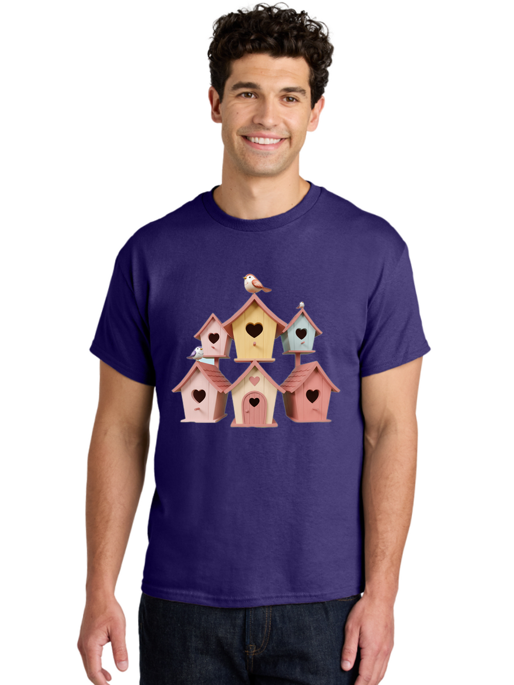 Birdhouses Men'S Graphic Tee, 100% Cotton, Comfortable Casual Summer Wear, Machine Washable, Vintage Camera, Old Camera, Antique Camera, Black Camera, Classic Photography, Photography Equipment, Nostalgic Device, Film Camera, Camera Art Baj332