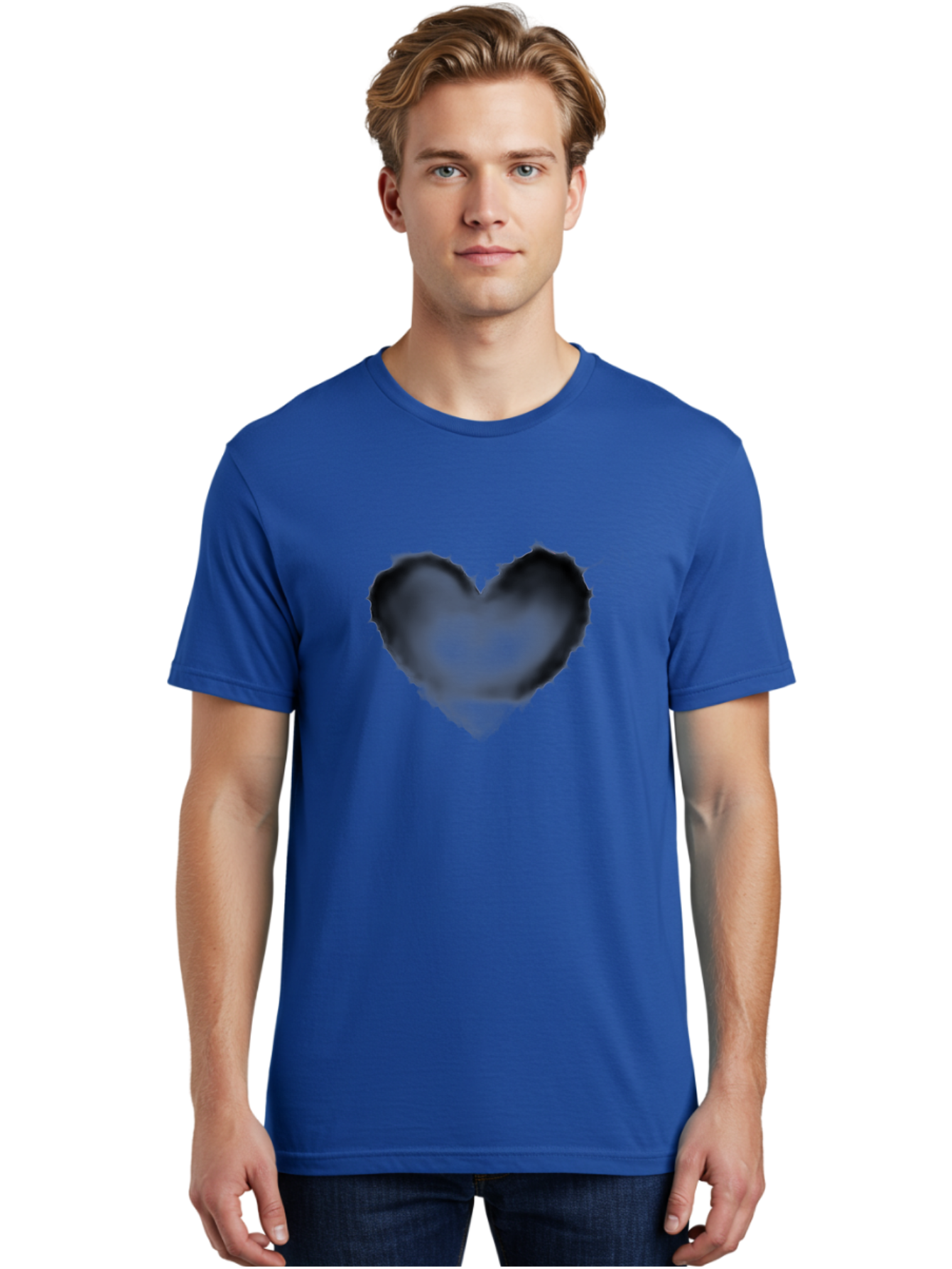 Black-Heart Men'S Graphic Tee, 100% Cotton, Comfortable Casual Summer Wear, Machine Washable, Vintage Camera, Old Camera, Antique Camera, Black Camera, Classic Photography, Photography Equipment, Nostalgic Device, Film Camera, Camera Art Baj333