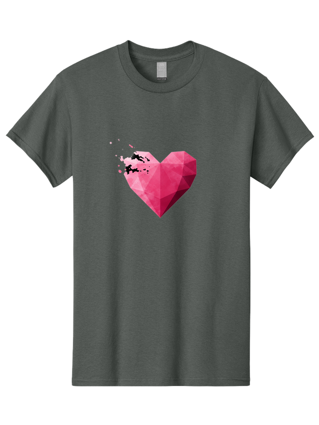 Broken-Heart-1 Men'S Graphic Tee, 100% Cotton, Comfortable Casual Summer Wear, Machine Washable, Vintage Camera, Old Camera, Antique Camera, Black Camera, Classic Photography, Photography Equipment, Nostalgic Device, Film Camera, Camera Art Baj343