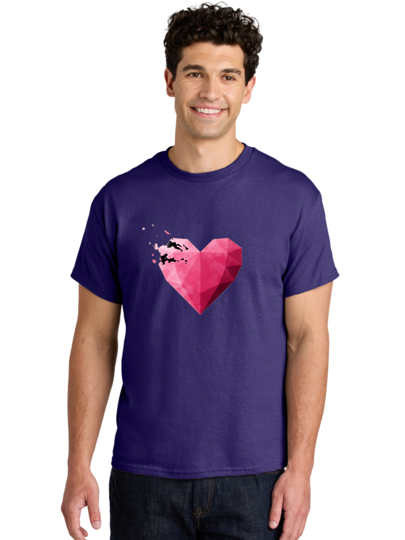 Broken-Heart-1 Men'S Graphic Tee, 100% Cotton, Comfortable Casual Summer Wear, Machine Washable, Vintage Camera, Old Camera, Antique Camera, Black Camera, Classic Photography, Photography Equipment, Nostalgic Device, Film Camera, Camera Art Baj343
