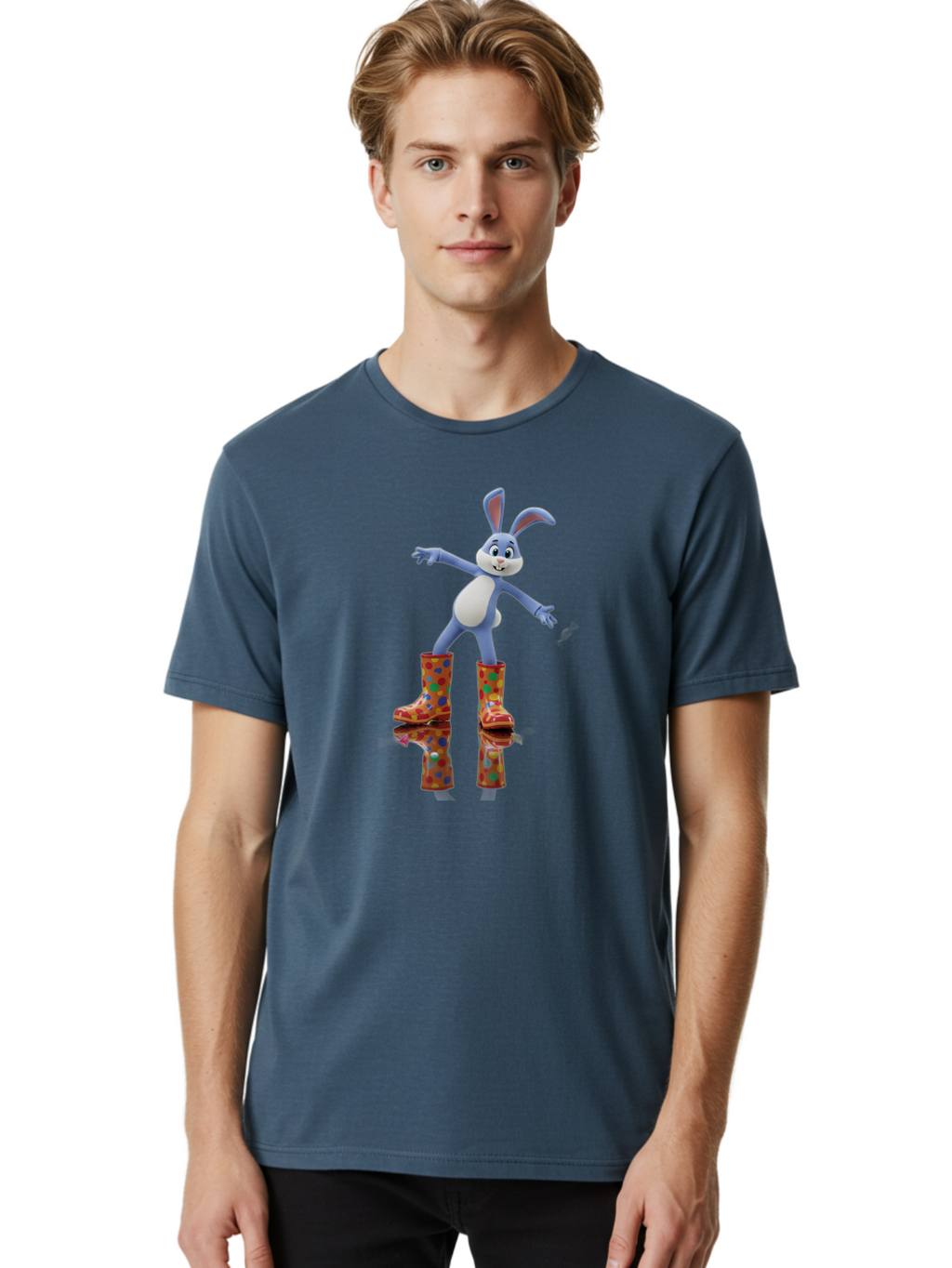 Bugs-Bunny-Red-Rainboots Men'S Graphic Tee, 100% Cotton, Comfortable Casual Summer Wear, Machine Washable, Vintage Camera, Old Camera, Antique Camera, Black Camera, Classic Photography, Photography Equipment, Nostalgic Device, Film Camera, Baj345