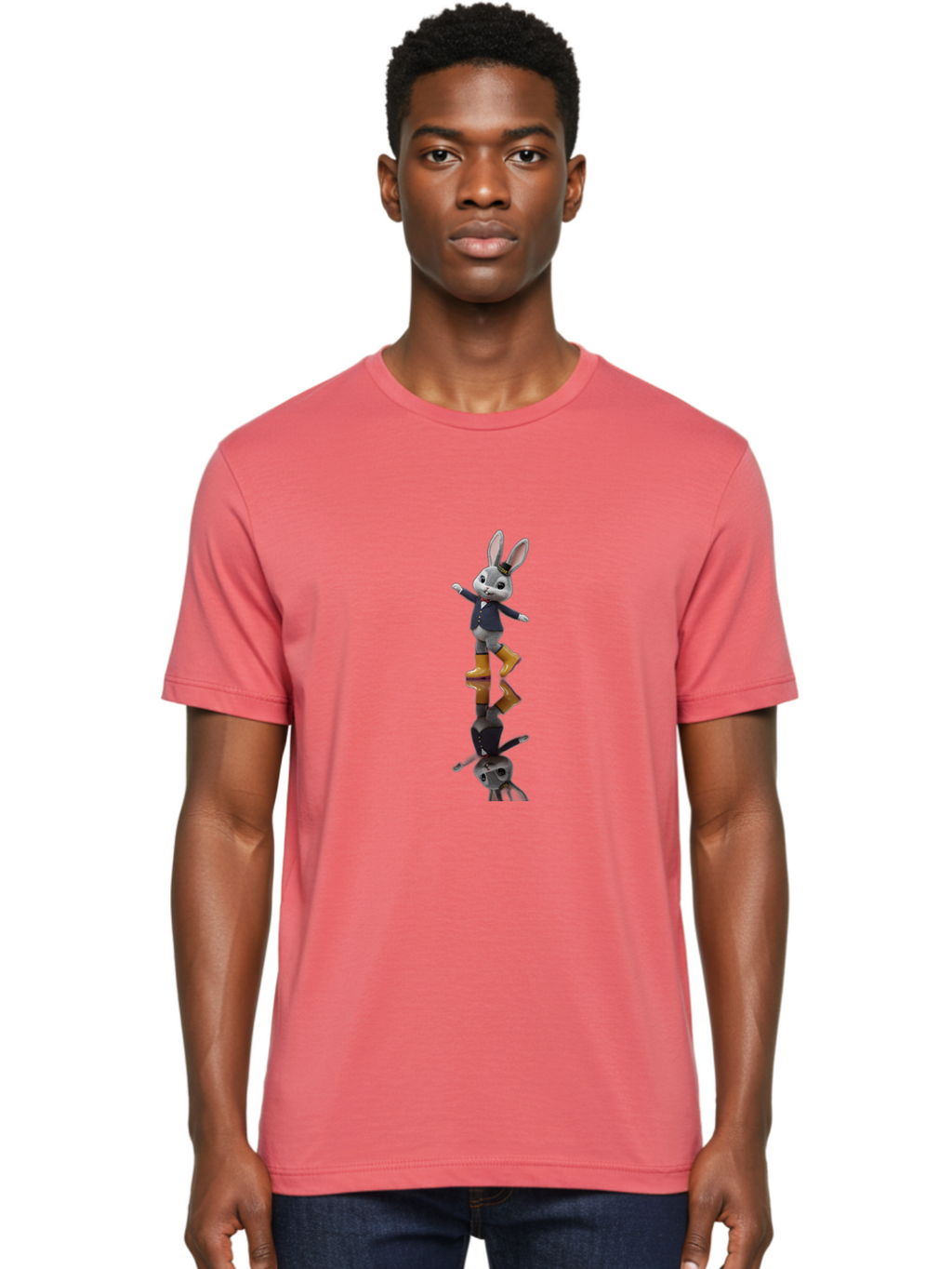 Bunny-1 Men'S Graphic Tee, 100% Cotton, Comfortable Casual Summer Wear, Machine Washable, Vintage Camera, Old Camera, Antique Camera, Black Camera, Classic Photography, Photography Equipment, Nostalgic Device, Film Camera, Camera Art Baj346