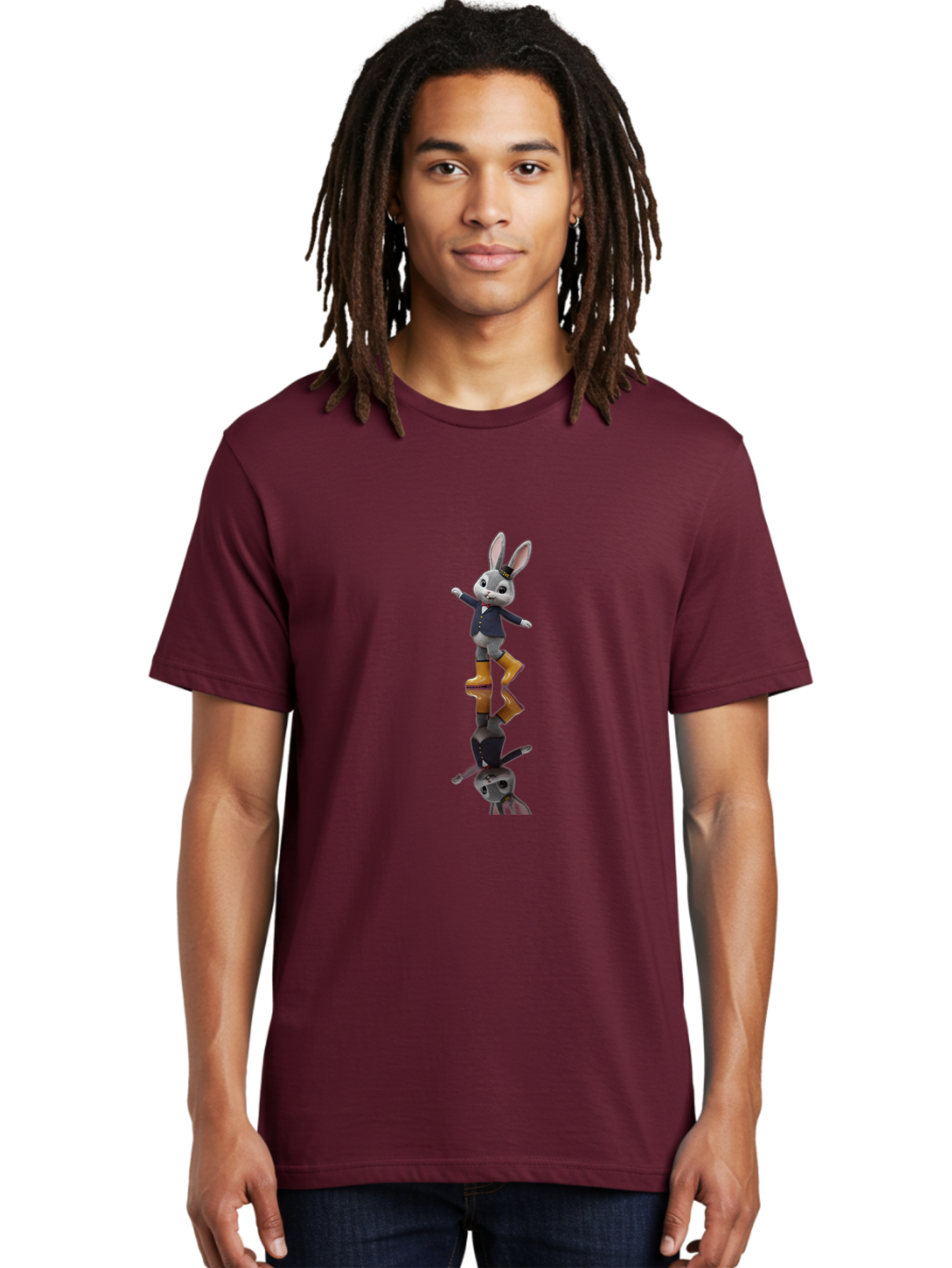 Bunny-1 Men'S Graphic Tee, 100% Cotton, Comfortable Casual Summer Wear, Machine Washable, Vintage Camera, Old Camera, Antique Camera, Black Camera, Classic Photography, Photography Equipment, Nostalgic Device, Film Camera, Camera Art Baj346