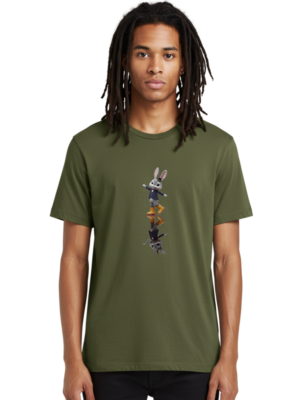 Bunny-1 Men'S Graphic Tee, 100% Cotton, Comfortable Casual Summer Wear, Machine Washable, Vintage Camera, Old Camera, Antique Camera, Black Camera, Classic Photography, Photography Equipment, Nostalgic Device, Film Camera, Camera Art Baj346