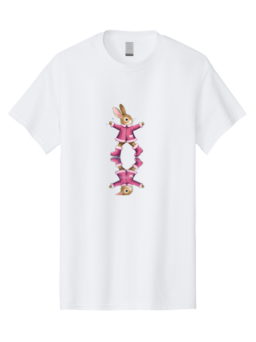 Bunny-In-Pink-Jacket Men'S Graphic Tee, 100% Cotton, Comfortable Casual Summer Wear, Machine Washable, Vintage Camera, Old Camera, Antique Camera, Black Camera, Classic Photography, Photography Equipment, Nostalgic Device, Film Camera, Baj347