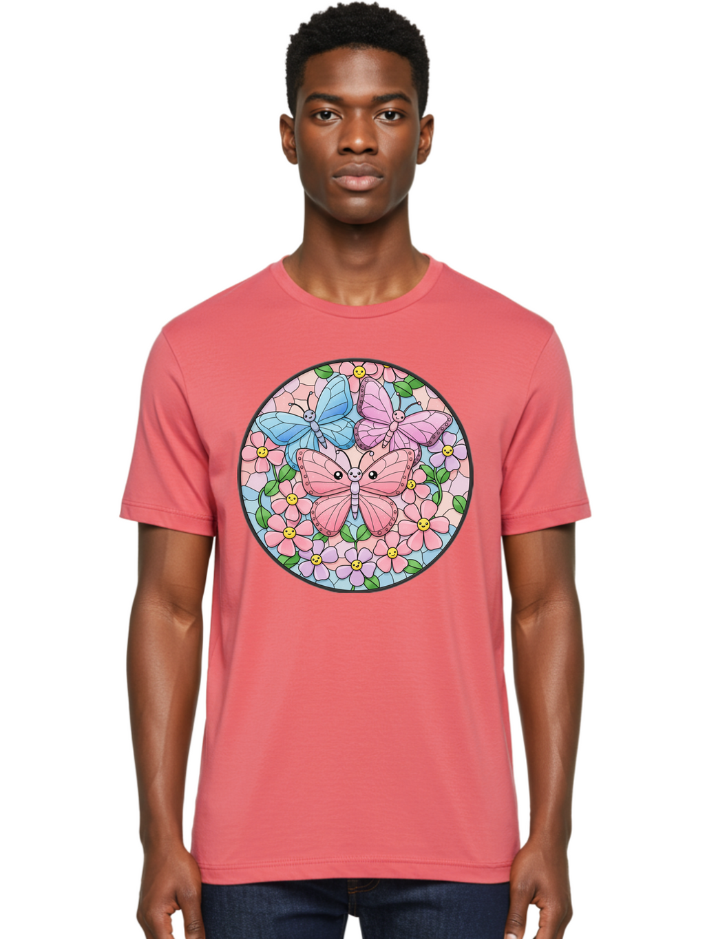 Butterflies-And-Flowers Men'S Graphic Tee, 100% Cotton, Comfortable Casual Summer Wear, Machine Washable, Vintage Camera, Old Camera, Antique Camera, Black Camera, Classic Photography, Photography Equipment, Nostalgic Device, Film Camera, Baj350