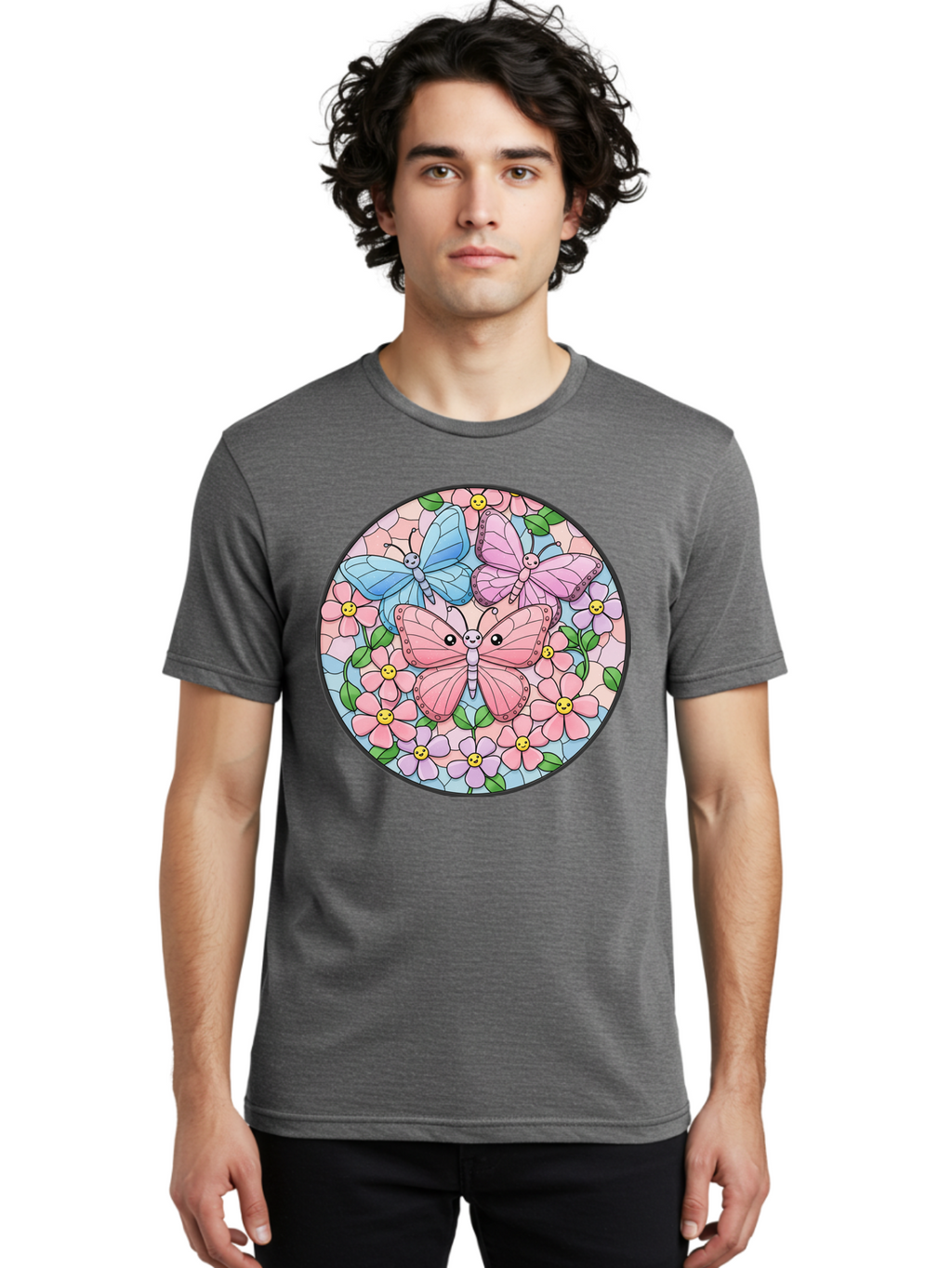 Butterflies-And-Flowers Men'S Graphic Tee, 100% Cotton, Comfortable Casual Summer Wear, Machine Washable, Vintage Camera, Old Camera, Antique Camera, Black Camera, Classic Photography, Photography Equipment, Nostalgic Device, Film Camera, Baj350