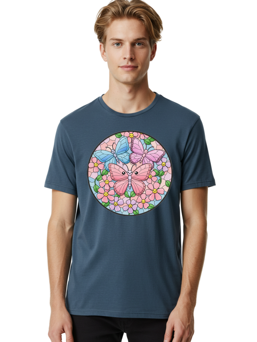 Butterflies-And-Flowers Men'S Graphic Tee, 100% Cotton, Comfortable Casual Summer Wear, Machine Washable, Vintage Camera, Old Camera, Antique Camera, Black Camera, Classic Photography, Photography Equipment, Nostalgic Device, Film Camera, Baj350