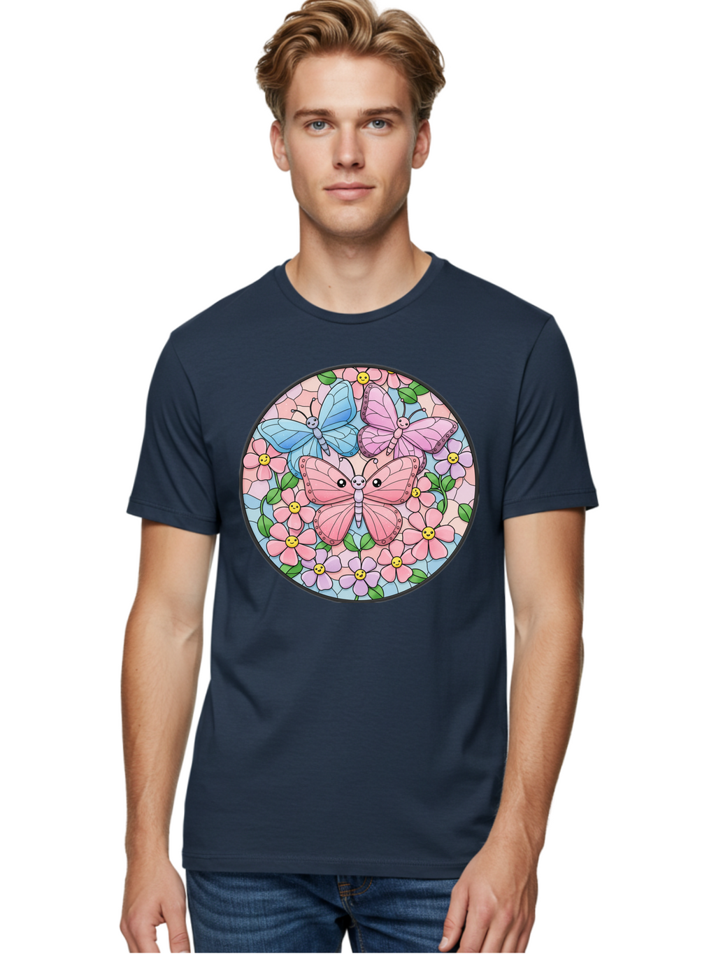 Butterflies-And-Flowers Men'S Graphic Tee, 100% Cotton, Comfortable Casual Summer Wear, Machine Washable, Vintage Camera, Old Camera, Antique Camera, Black Camera, Classic Photography, Photography Equipment, Nostalgic Device, Film Camera, Baj350