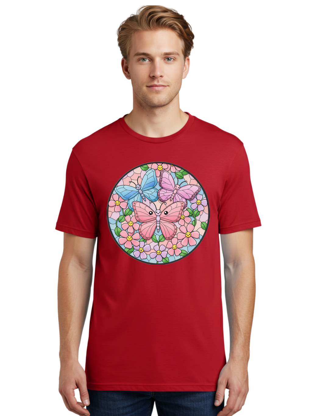 Butterflies-And-Flowers Men'S Graphic Tee, 100% Cotton, Comfortable Casual Summer Wear, Machine Washable, Vintage Camera, Old Camera, Antique Camera, Black Camera, Classic Photography, Photography Equipment, Nostalgic Device, Film Camera, Baj350