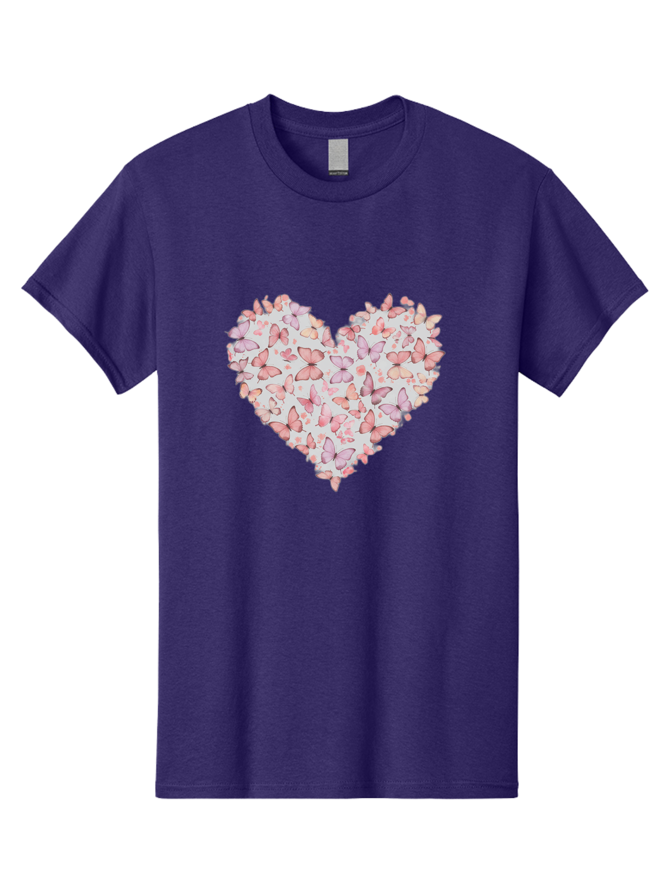 Butterflies-Heart-1 Men'S Graphic Tee, 100% Cotton, Comfortable Casual Summer Wear, Machine Washable, Vintage Camera, Old Camera, Antique Camera, Black Camera, Classic Photography, Photography Equipment, Nostalgic Device, Film Camera, Baj352