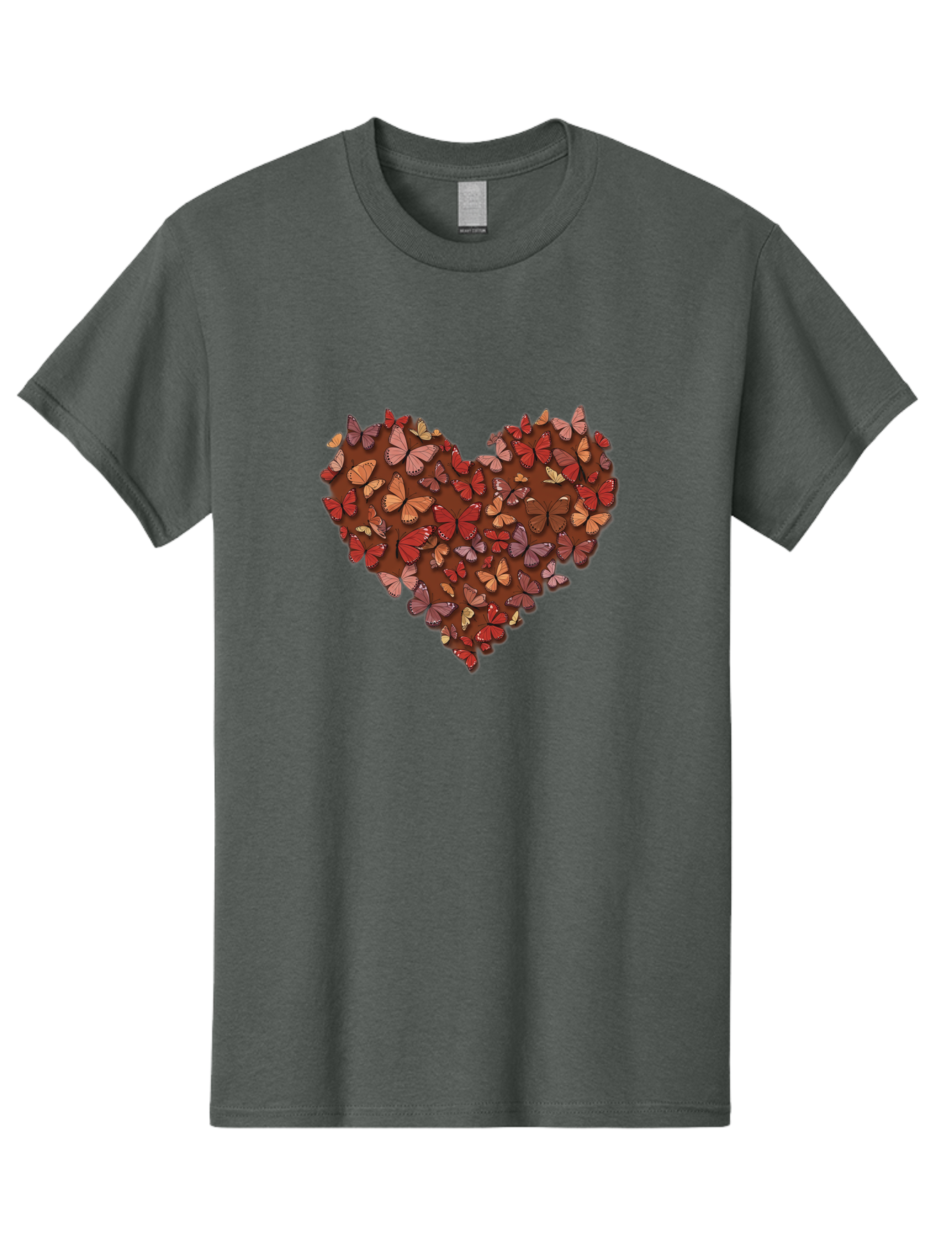 Butterflies-Heart-2 Men'S Graphic Tee, 100% Cotton, Comfortable Casual Summer Wear, Machine Washable, Vintage Camera, Old Camera, Antique Camera, Black Camera, Classic Photography, Photography Equipment, Nostalgic Device, Film Camera, Baj353