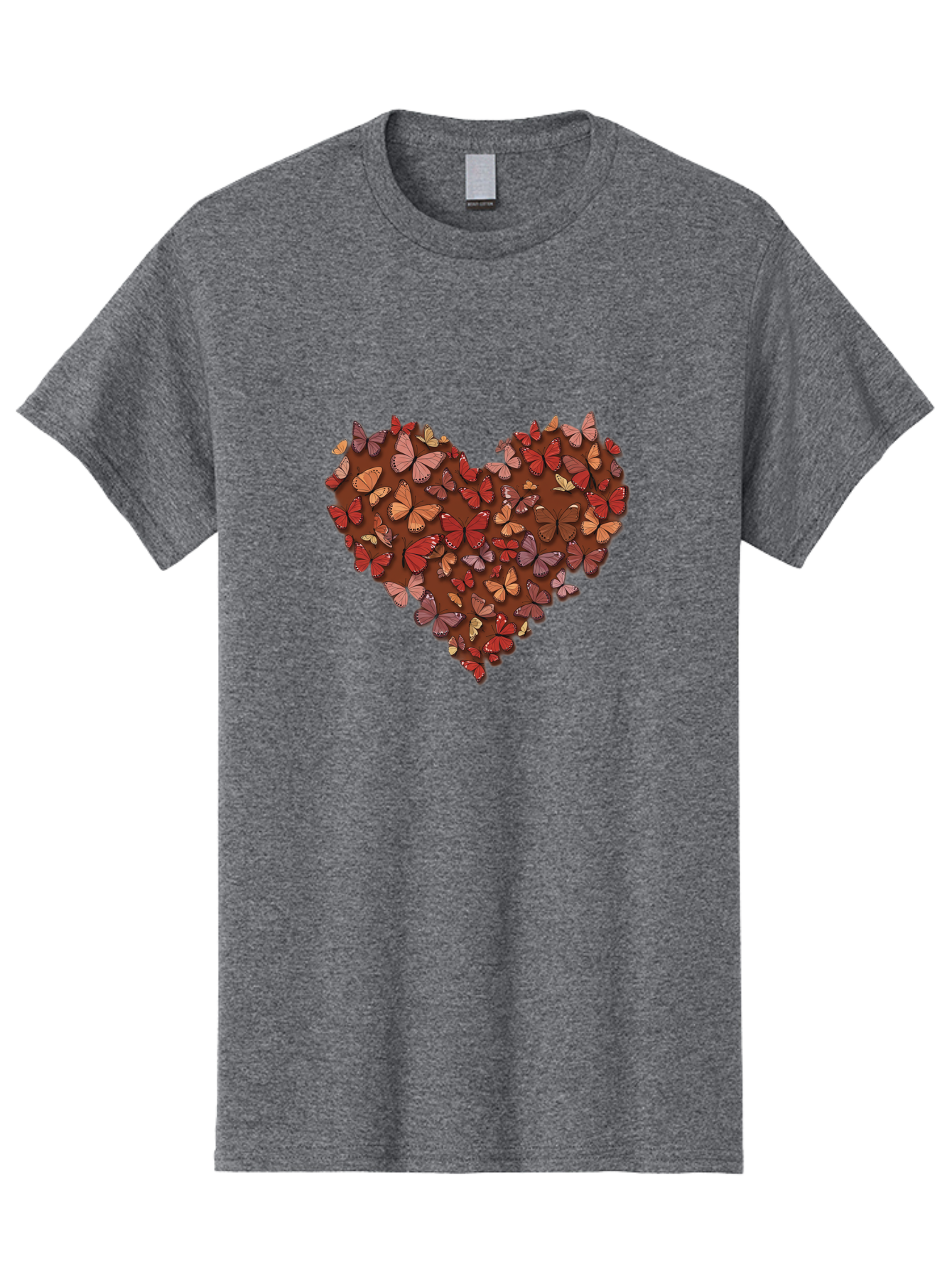 Butterflies-Heart-2 Men'S Graphic Tee, 100% Cotton, Comfortable Casual Summer Wear, Machine Washable, Vintage Camera, Old Camera, Antique Camera, Black Camera, Classic Photography, Photography Equipment, Nostalgic Device, Film Camera, Baj353
