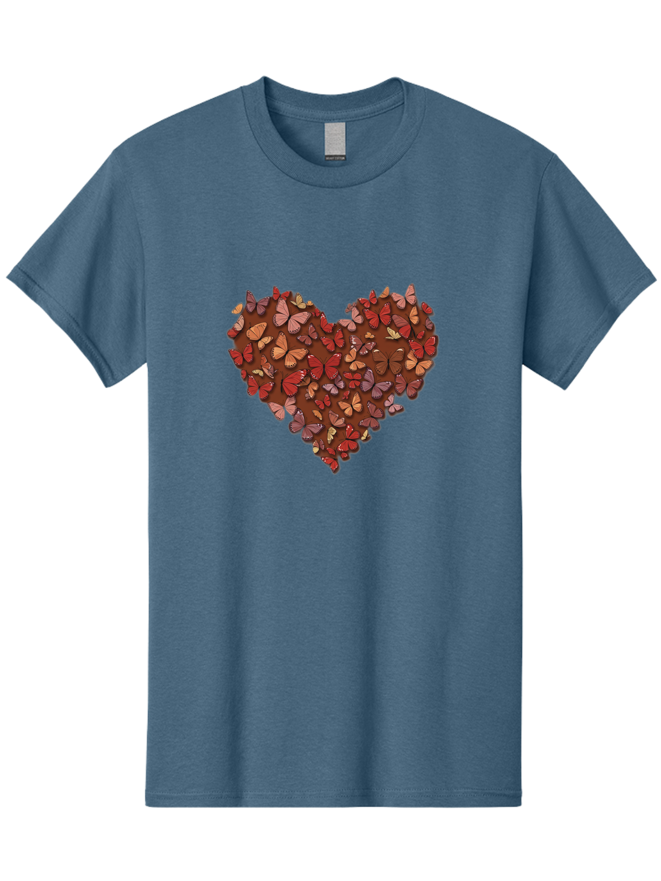 Butterflies-Heart-2 Men'S Graphic Tee, 100% Cotton, Comfortable Casual Summer Wear, Machine Washable, Vintage Camera, Old Camera, Antique Camera, Black Camera, Classic Photography, Photography Equipment, Nostalgic Device, Film Camera, Baj353