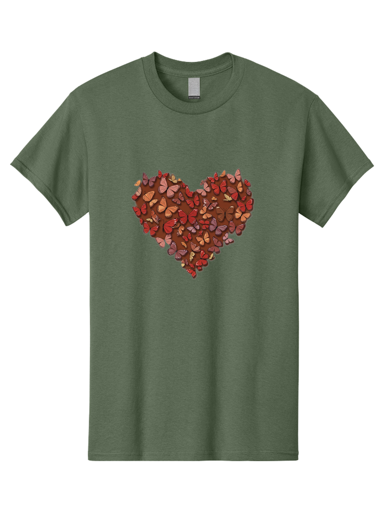 Butterflies-Heart-2 Men'S Graphic Tee, 100% Cotton, Comfortable Casual Summer Wear, Machine Washable, Vintage Camera, Old Camera, Antique Camera, Black Camera, Classic Photography, Photography Equipment, Nostalgic Device, Film Camera, Baj353