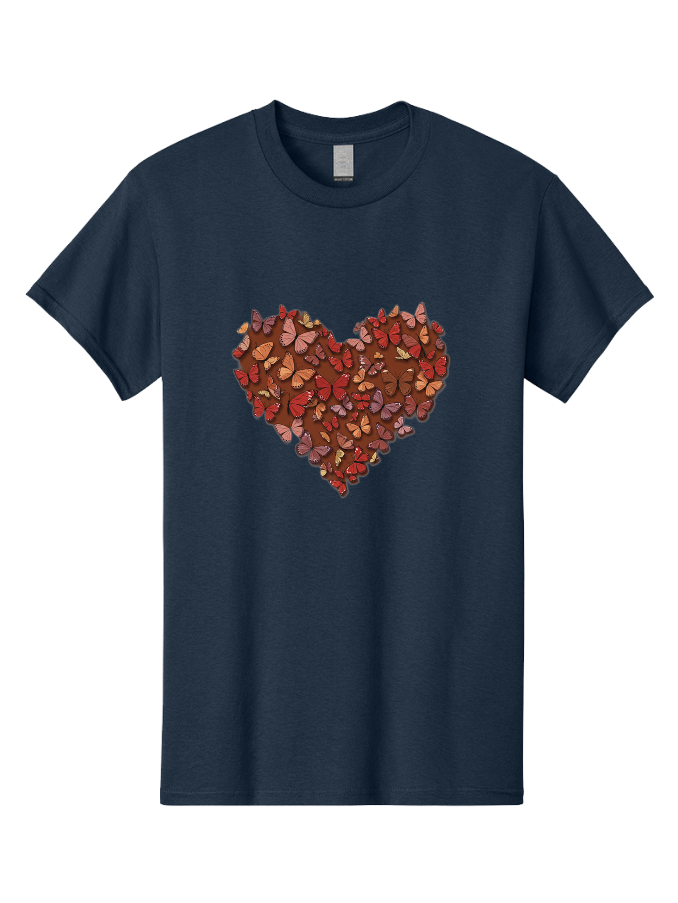 Butterflies-Heart-2 Men'S Graphic Tee, 100% Cotton, Comfortable Casual Summer Wear, Machine Washable, Vintage Camera, Old Camera, Antique Camera, Black Camera, Classic Photography, Photography Equipment, Nostalgic Device, Film Camera, Baj353