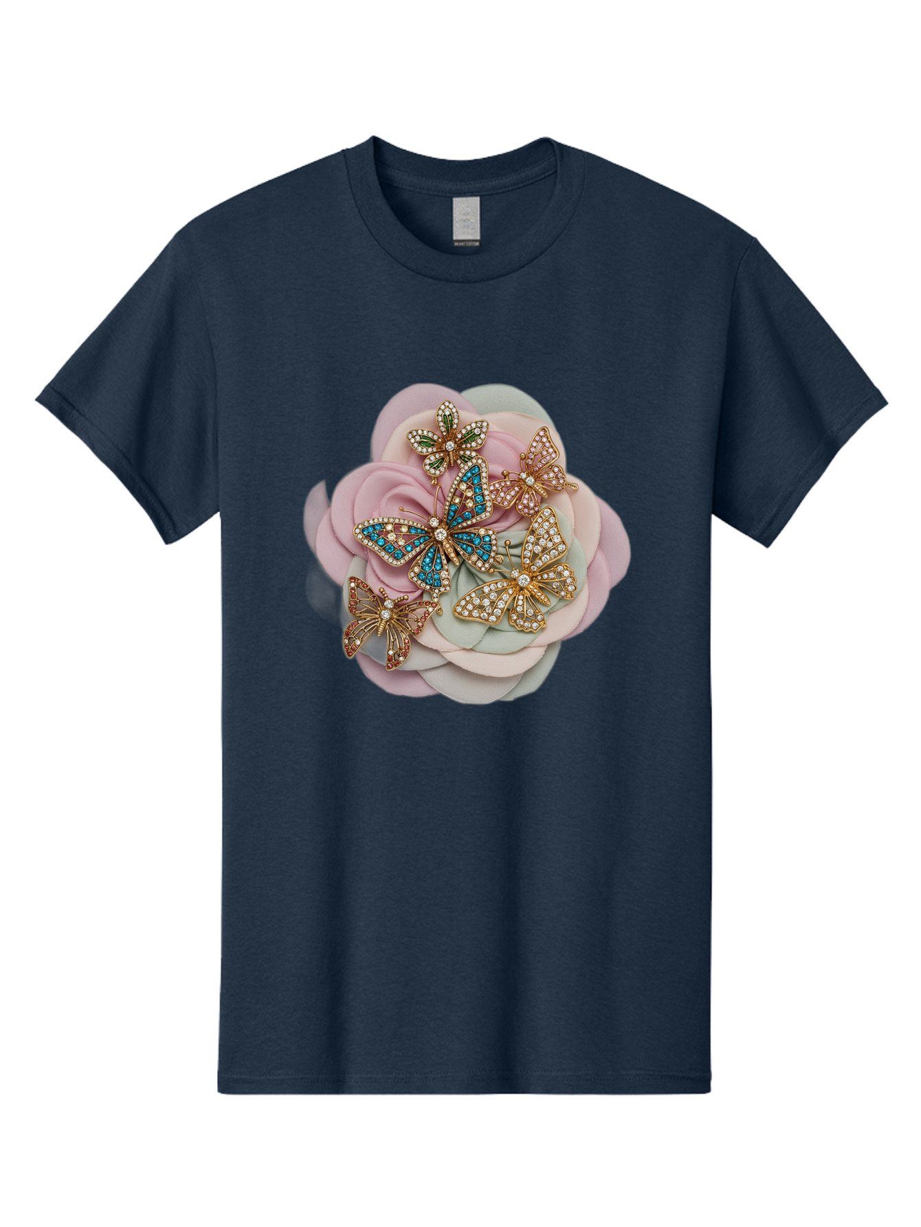 Butterfly-Brooch Men'S Graphic Tee, 100% Cotton, Comfortable Casual Summer Wear, Machine Washable, Vintage Camera, Old Camera, Antique Camera, Black Camera, Classic Photography, Photography Equipment, Nostalgic Device, Film Camera, Camera Art Baj356
