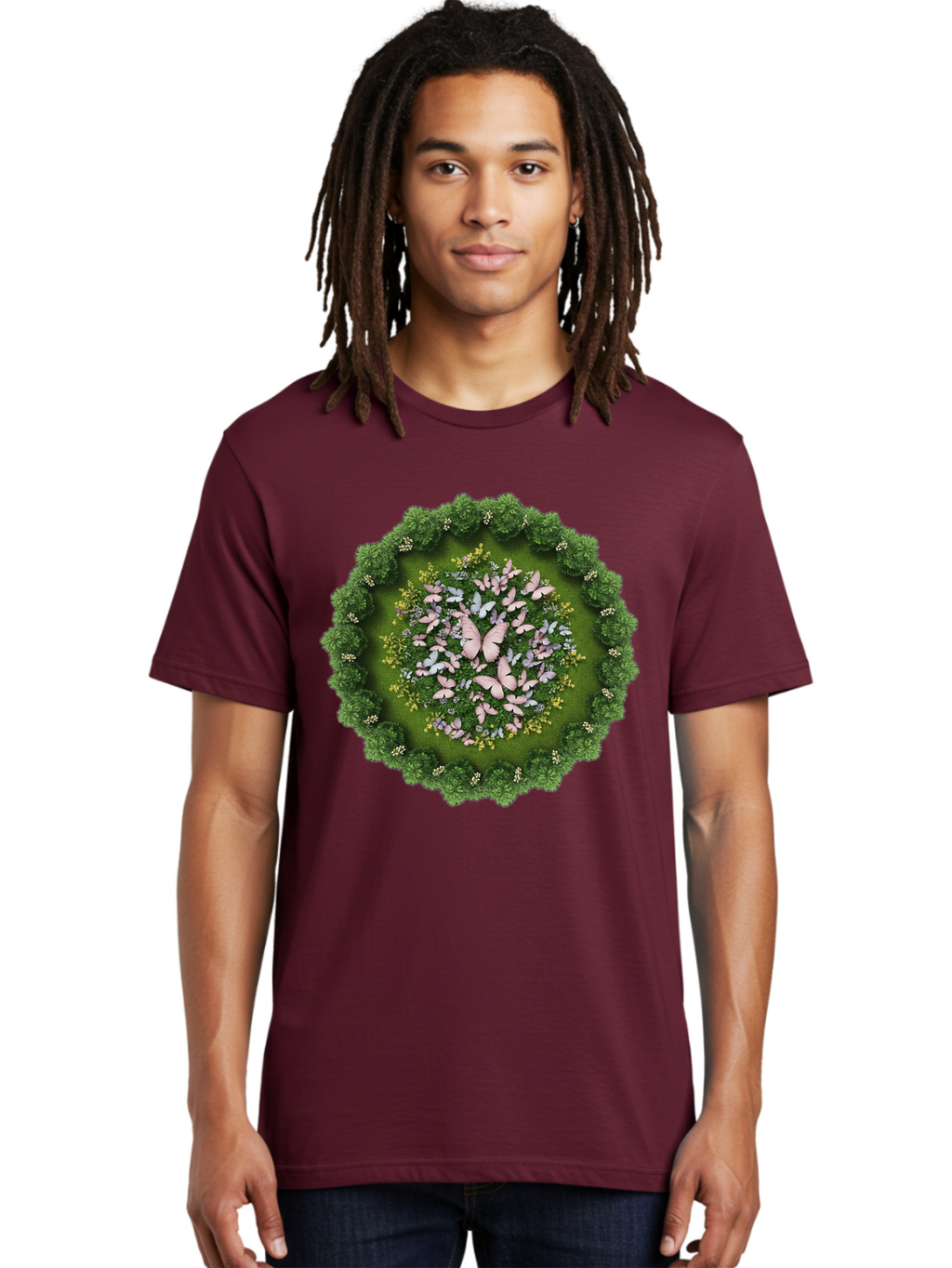 Butterfly-Garden Men'S Graphic Tee, 100% Cotton, Comfortable Casual Summer Wear, Machine Washable, Vintage Camera, Old Camera, Antique Camera, Black Camera, Classic Photography, Photography Equipment, Nostalgic Device, Film Camera, Camera Art Baj359