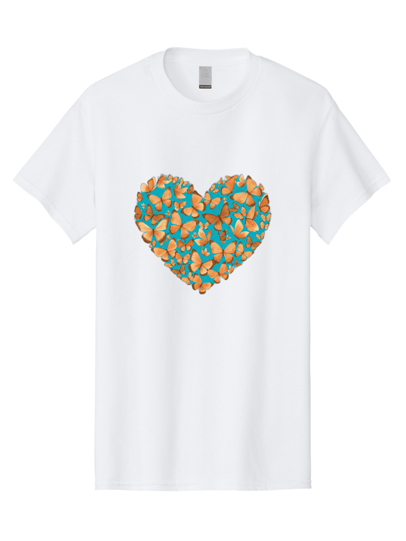 Butterfly-Heart-1 Men'S Graphic Tee, 100% Cotton, Comfortable Casual Summer Wear, Machine Washable, Vintage Camera, Old Camera, Antique Camera, Black Camera, Classic Photography, Photography Equipment, Nostalgic Device, Film Camera, Camera Art Baj360