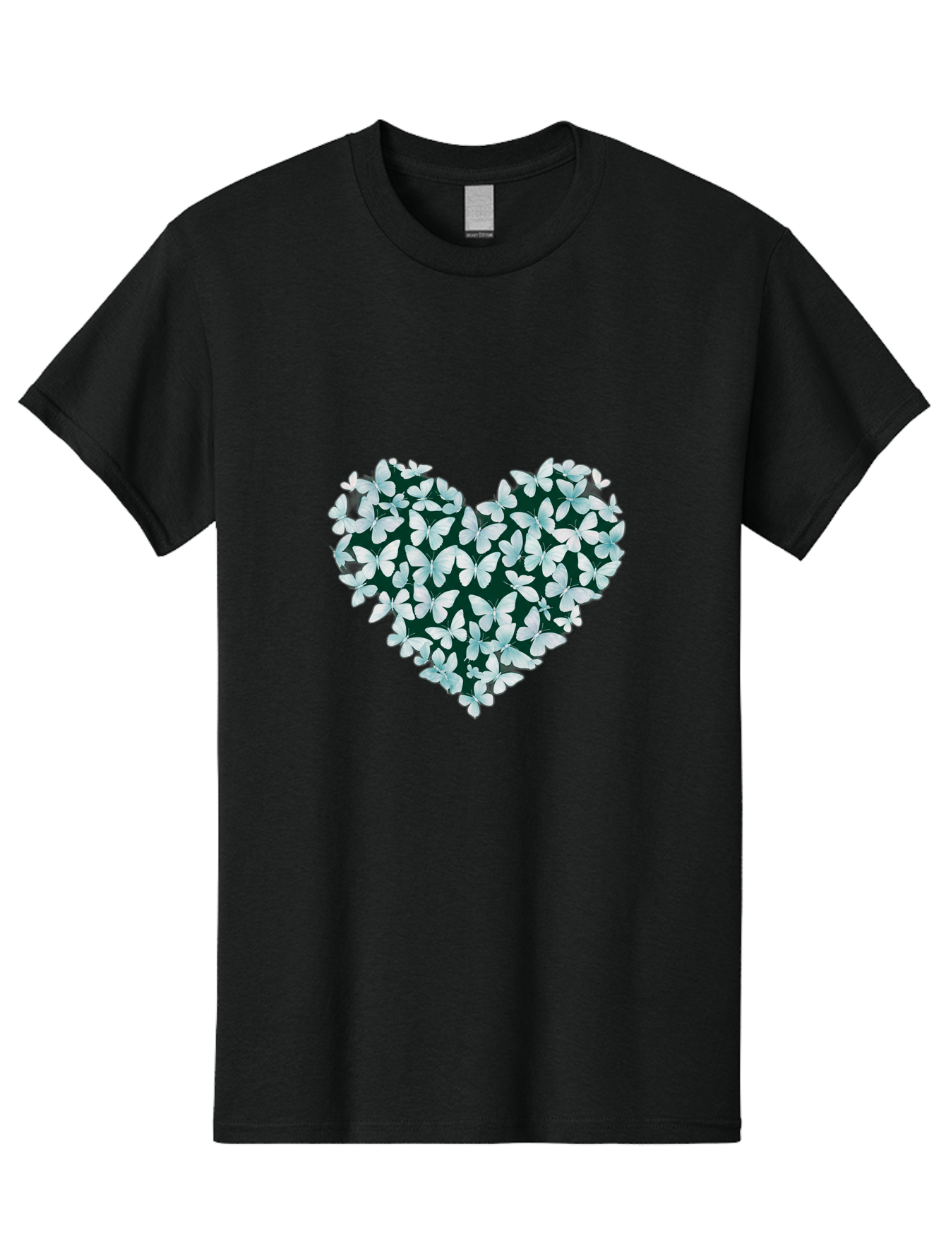 Butterfly-Heart-2 Men'S Graphic Tee, 100% Cotton, Comfortable Casual Summer Wear, Machine Washable, Vintage Camera, Old Camera, Antique Camera, Black Camera, Classic Photography, Photography Equipment, Nostalgic Device, Film Camera, Camera Art Baj361