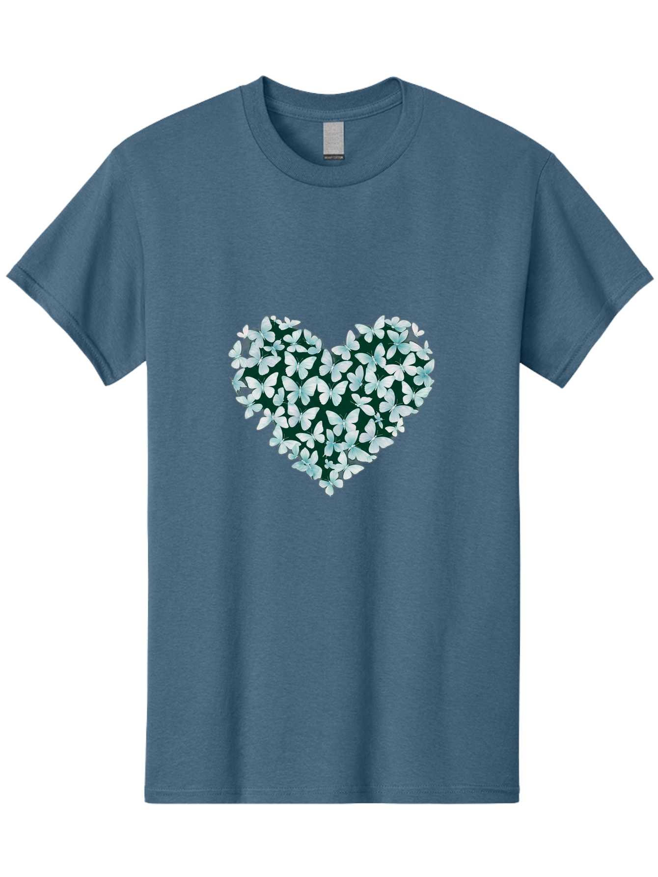 Butterfly-Heart-2 Men'S Graphic Tee, 100% Cotton, Comfortable Casual Summer Wear, Machine Washable, Vintage Camera, Old Camera, Antique Camera, Black Camera, Classic Photography, Photography Equipment, Nostalgic Device, Film Camera, Camera Art Baj361