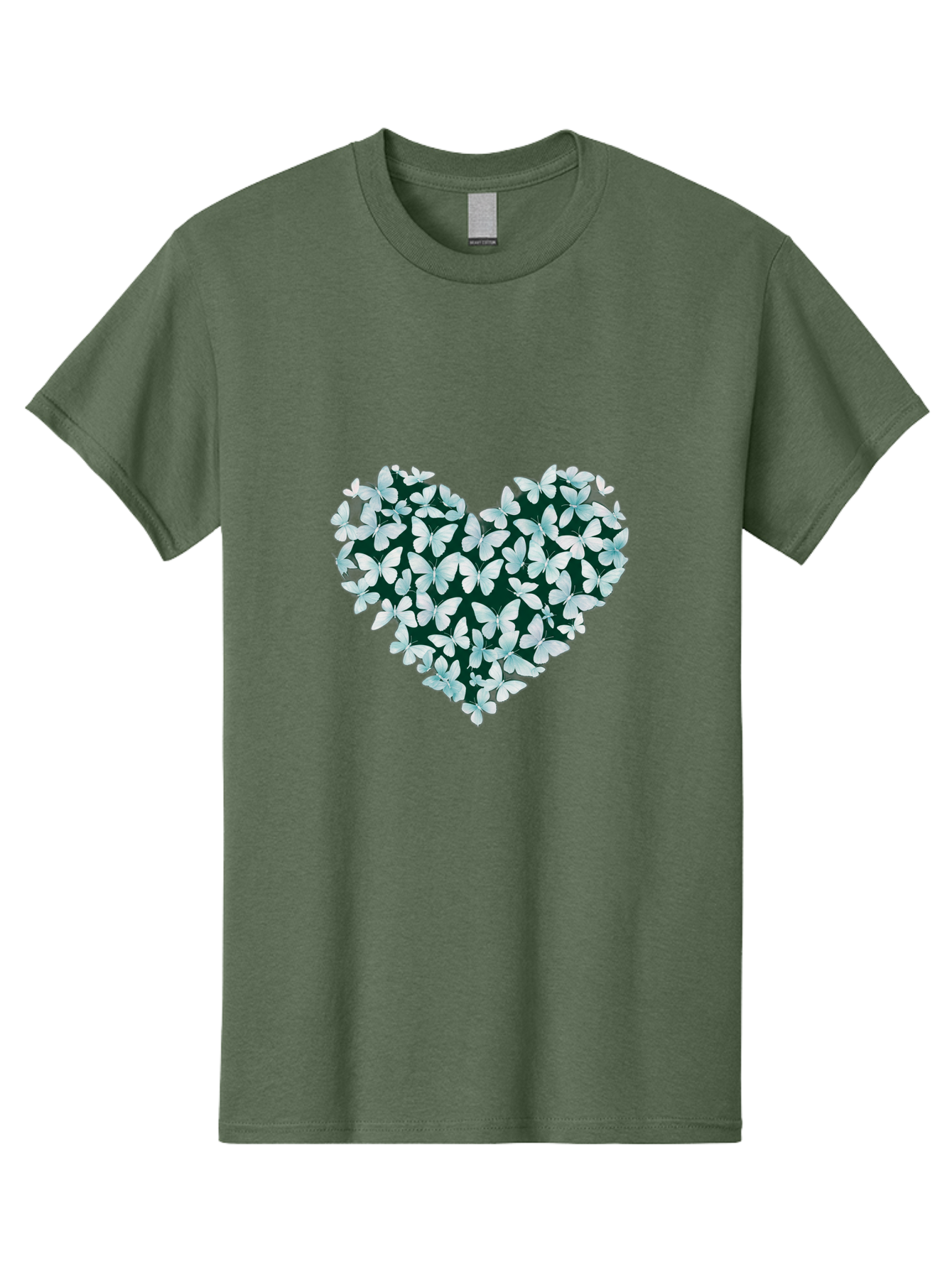 Butterfly-Heart-2 Men'S Graphic Tee, 100% Cotton, Comfortable Casual Summer Wear, Machine Washable, Vintage Camera, Old Camera, Antique Camera, Black Camera, Classic Photography, Photography Equipment, Nostalgic Device, Film Camera, Camera Art Baj361