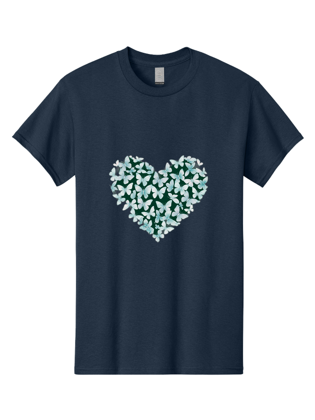 Butterfly-Heart-2 Men'S Graphic Tee, 100% Cotton, Comfortable Casual Summer Wear, Machine Washable, Vintage Camera, Old Camera, Antique Camera, Black Camera, Classic Photography, Photography Equipment, Nostalgic Device, Film Camera, Camera Art Baj361