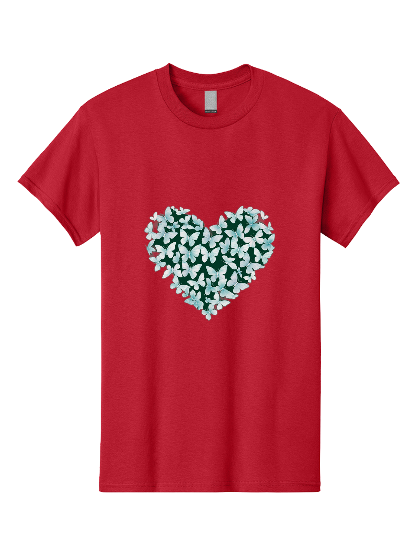 Butterfly-Heart-2 Men'S Graphic Tee, 100% Cotton, Comfortable Casual Summer Wear, Machine Washable, Vintage Camera, Old Camera, Antique Camera, Black Camera, Classic Photography, Photography Equipment, Nostalgic Device, Film Camera, Camera Art Baj361