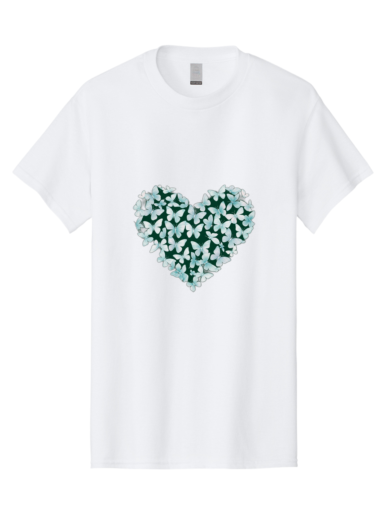 Butterfly-Heart-2 Men'S Graphic Tee, 100% Cotton, Comfortable Casual Summer Wear, Machine Washable, Vintage Camera, Old Camera, Antique Camera, Black Camera, Classic Photography, Photography Equipment, Nostalgic Device, Film Camera, Camera Art Baj361