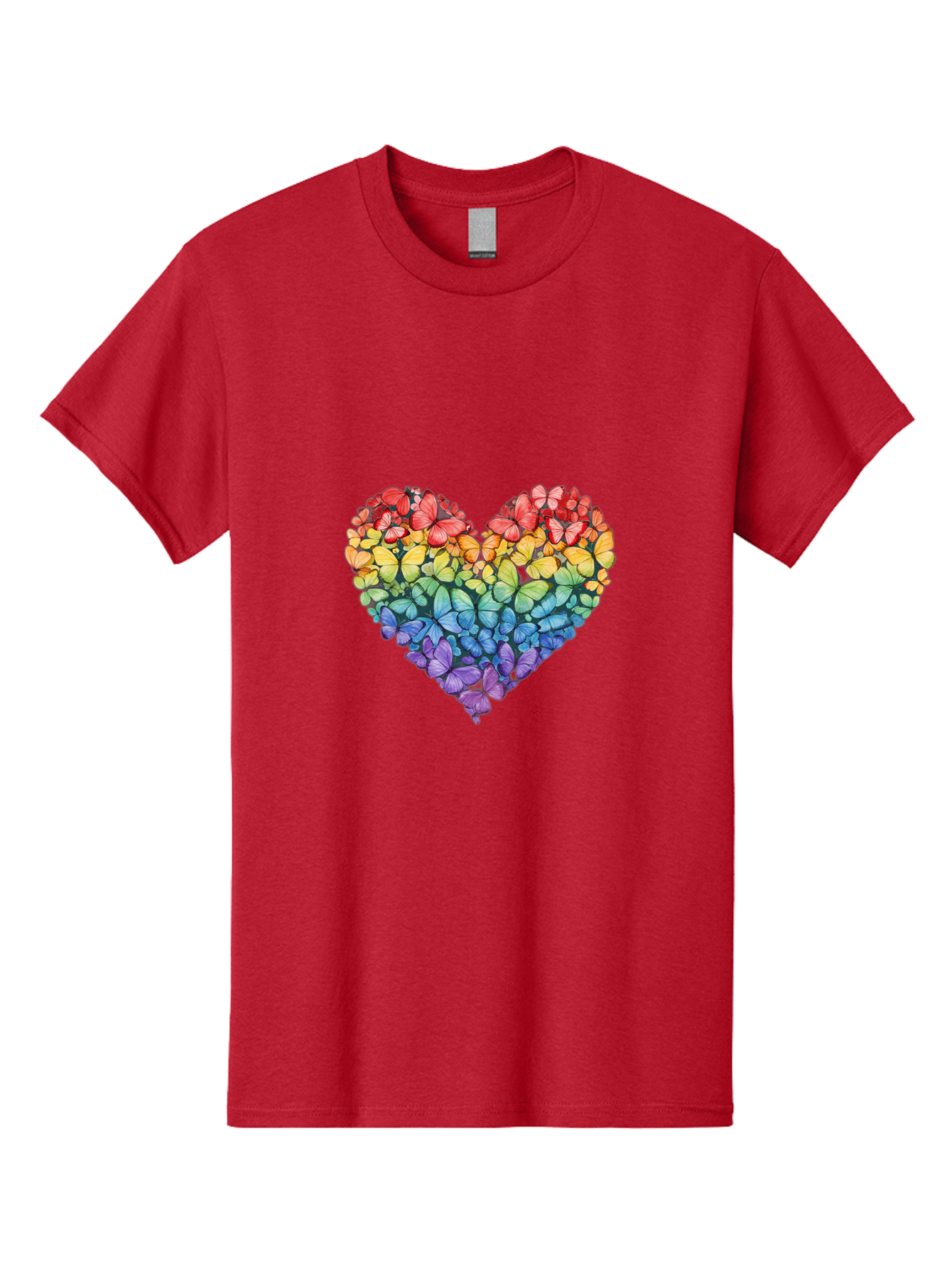 Butterfly-Heart-3 Men'S Graphic Tee, 100% Cotton, Comfortable Casual Summer Wear, Machine Washable, Vintage Camera, Old Camera, Antique Camera, Black Camera, Classic Photography, Photography Equipment, Nostalgic Device, Film Camera, Camera Art Baj362