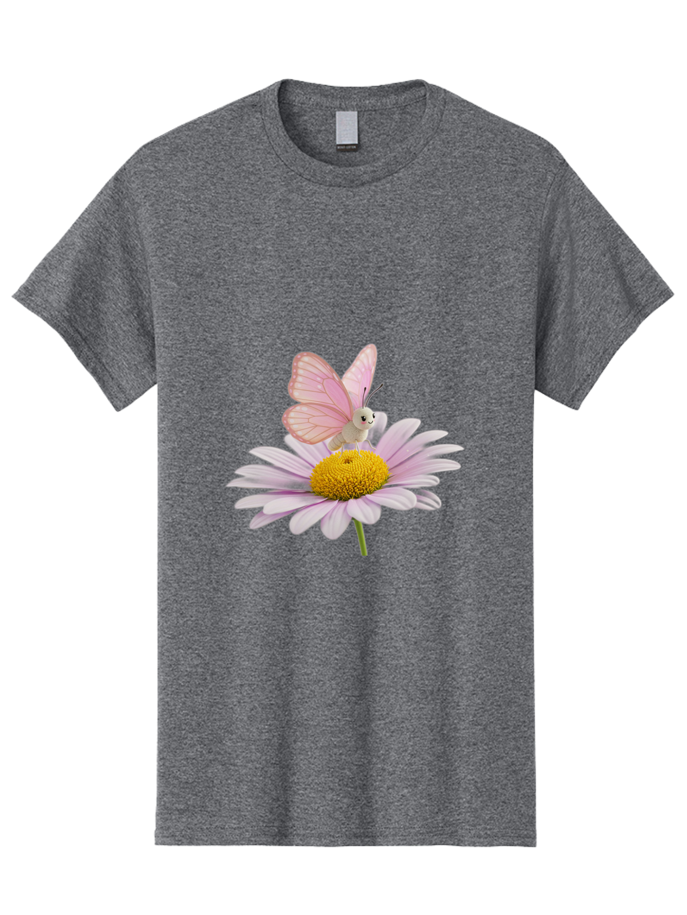 Butterfly-On-Daisy Men'S Graphic Tee, 100% Cotton, Comfortable Casual Summer Wear, Machine Washable, Vintage Camera, Old Camera, Antique Camera, Black Camera, Classic Photography, Photography Equipment, Nostalgic Device, Film Camera, Baj366