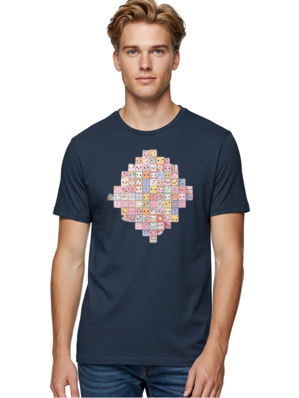 Candy-Crush-Grid Men'S Graphic Tee, 100% Cotton, Comfortable Casual Summer Wear, Machine Washable, Vintage Camera, Old Camera, Antique Camera, Black Camera, Classic Photography, Photography Equipment, Nostalgic Device, Film Camera, Camera Art Baj371