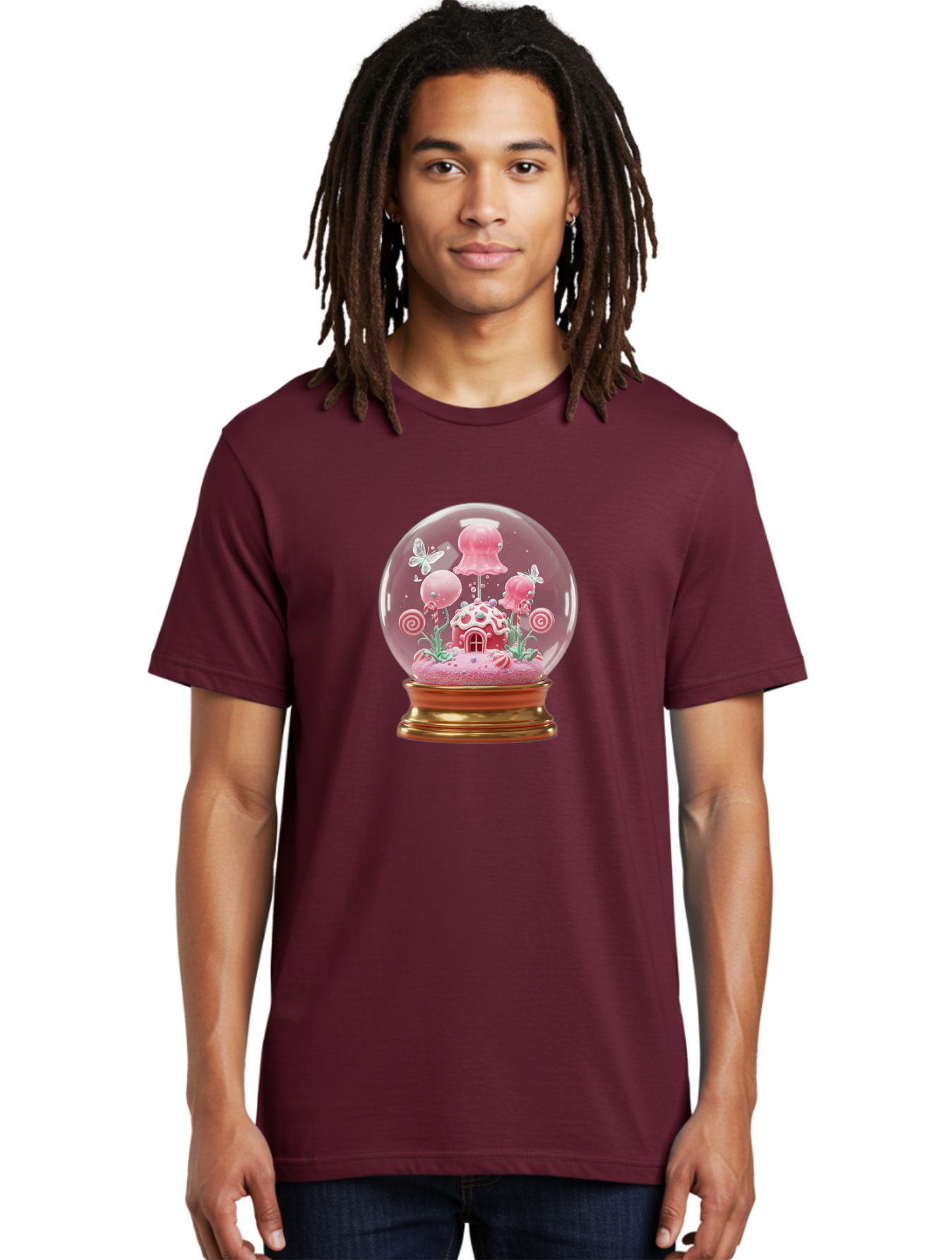 Candy-House-Snow-Globe Men'S Graphic Tee, 100% Cotton, Comfortable Casual Summer Wear, Machine Washable, Vintage Camera, Old Camera, Antique Camera, Black Camera, Classic Photography, Photography Equipment, Nostalgic Device, Film Camera, Baj372