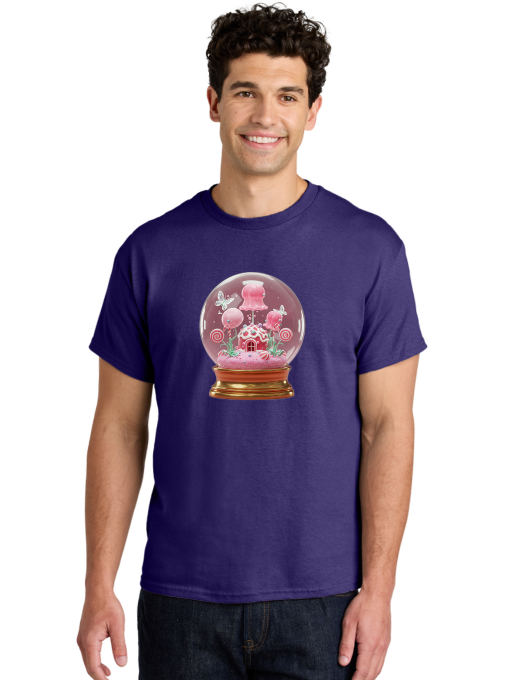 Candy-House-Snow-Globe Men'S Graphic Tee, 100% Cotton, Comfortable Casual Summer Wear, Machine Washable, Vintage Camera, Old Camera, Antique Camera, Black Camera, Classic Photography, Photography Equipment, Nostalgic Device, Film Camera, Baj372